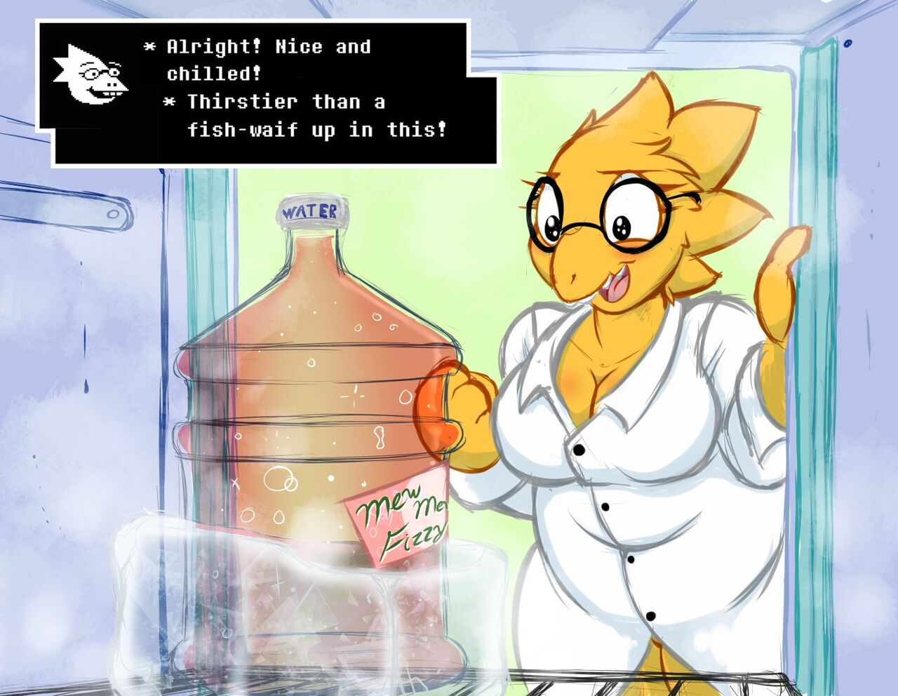 Omorashi Drive Challenge - Alphys page 2 full