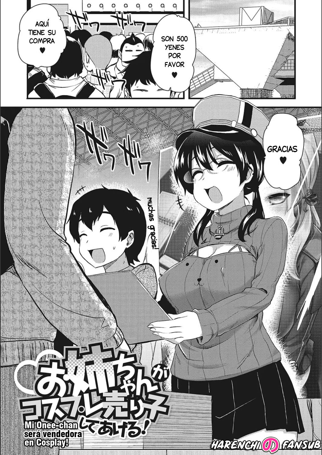 Onee-chan ga Cosplay Uriko   Shite Ageru! | Mi onee-chan sera vendedora en Cosplay! page 1 full