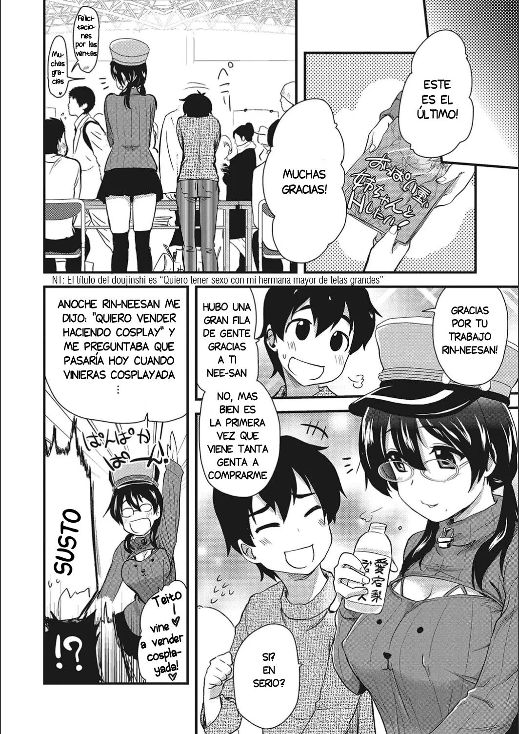 Onee-chan ga Cosplay Uriko   Shite Ageru! | Mi onee-chan sera vendedora en Cosplay! page 2 full