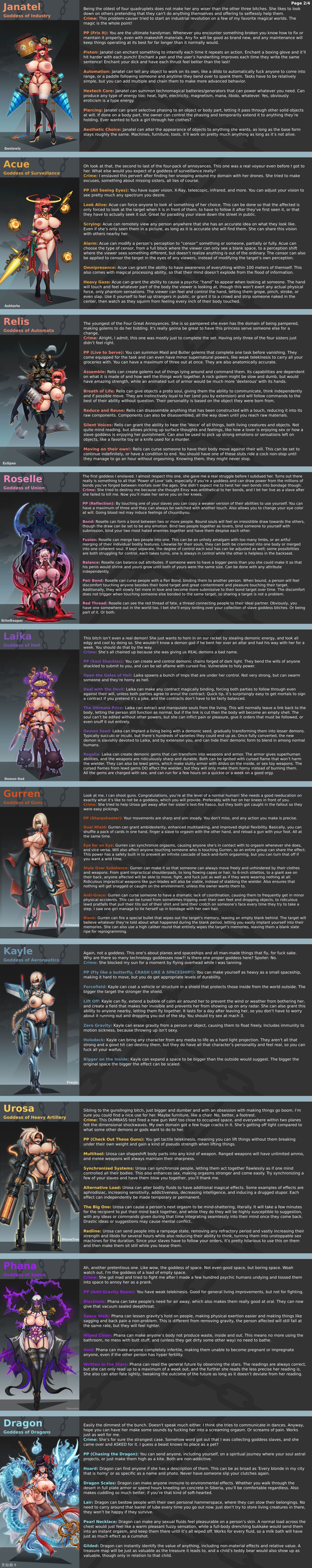 Divinty in chains original and rechained CYOA page 2 full