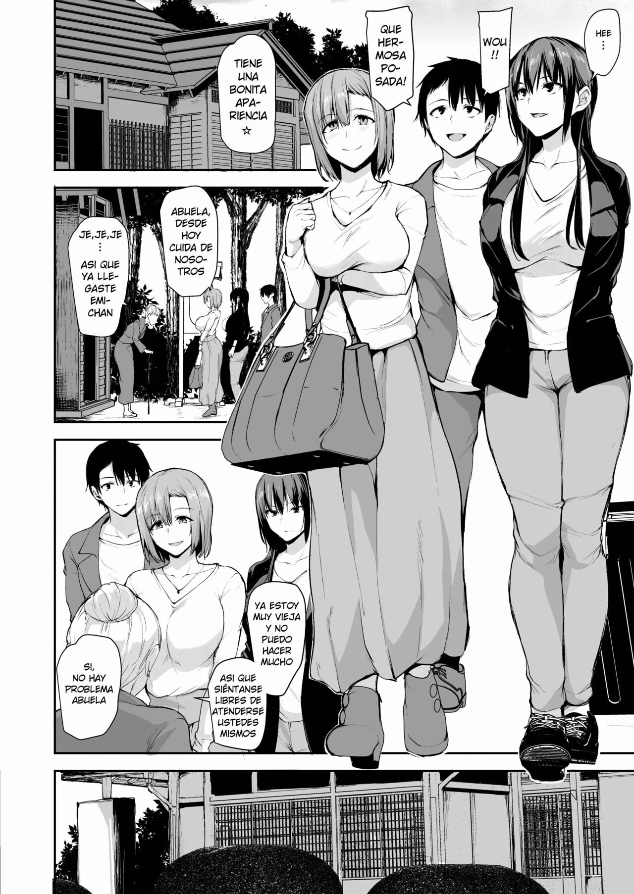 Kyonyuu ga Futariinai to Bokkishinai Otto no Tame ni Tomodachi o Tsuretekita Tsuma Ch.2 | No se me para sin dos pares de Grandes Tetas, asi que mi Esposa trajo una Amiga cap.2 page 7 full