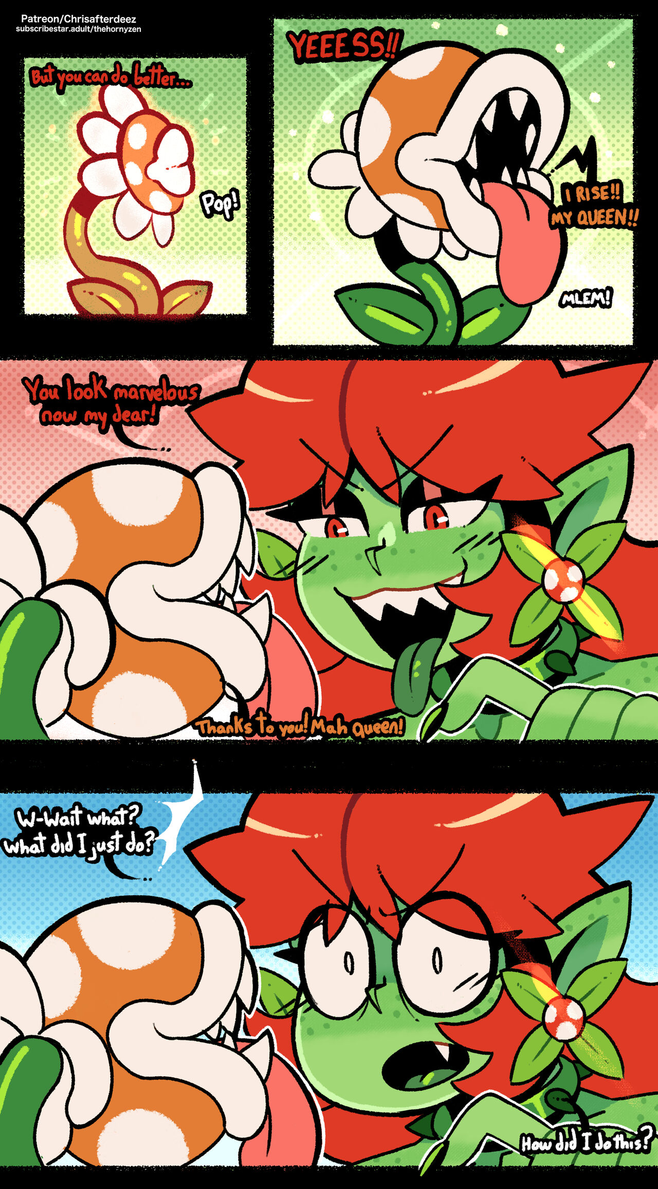 Daisy the Piranha Plant Queen! + Extras page 8 full