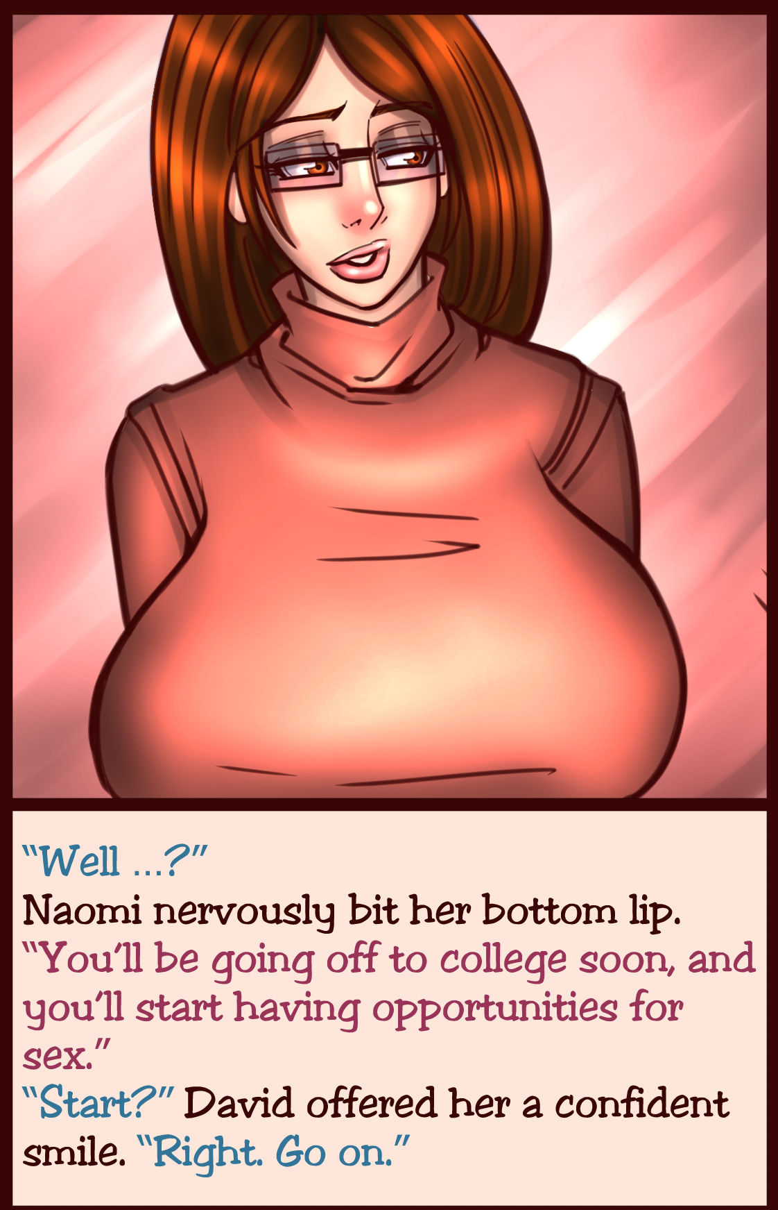 Spicy Stories 08 - The Talk page 8 full