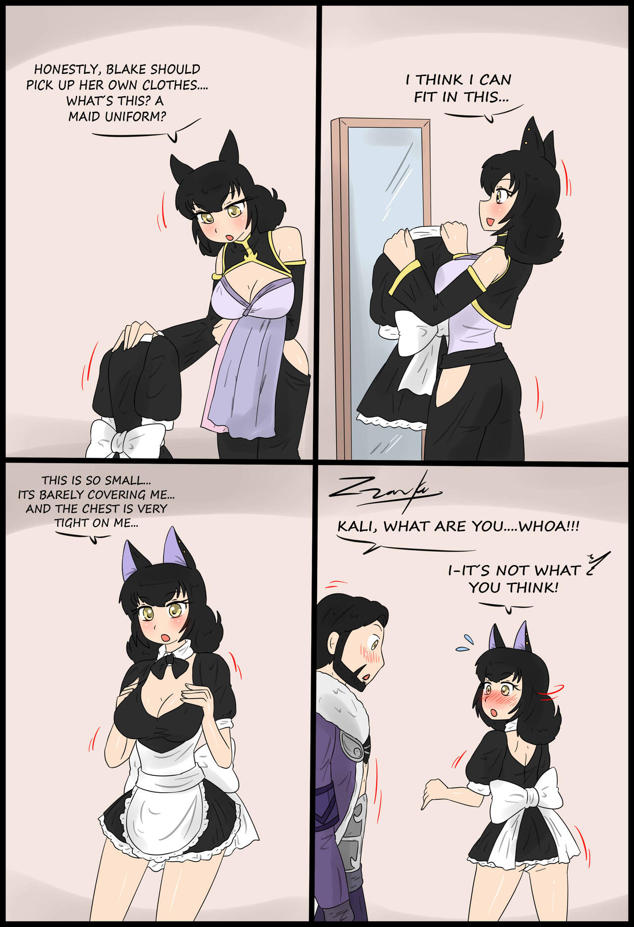 Kali Tries Being Maid page 1 full