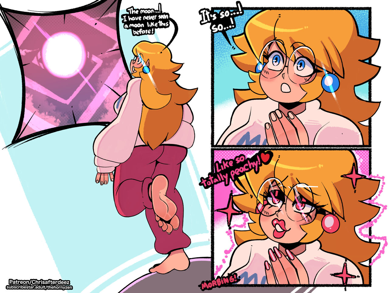 Peach's MorbingMoon! page 1 full