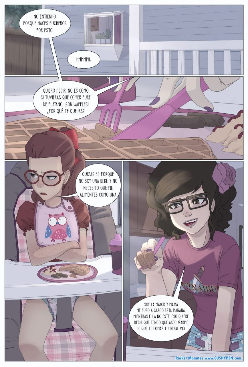 Artista - RocketManatee / Viola y Penny - COMIC ESPAÑOL page 1 full