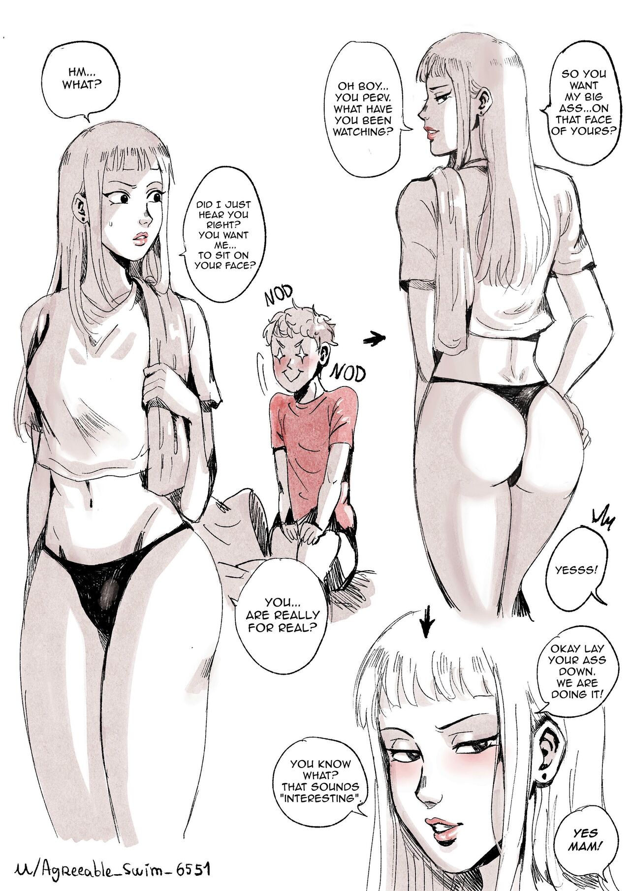 Facesitting page 1 full