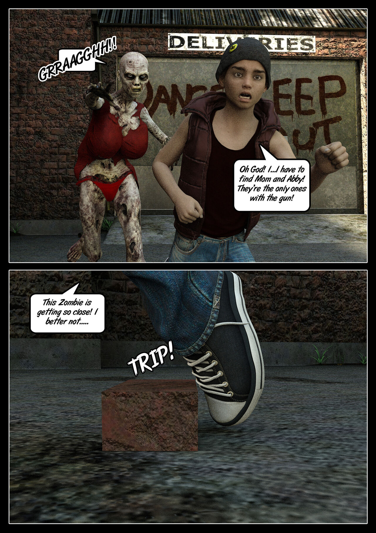 A Zombie's Life page 3 full
