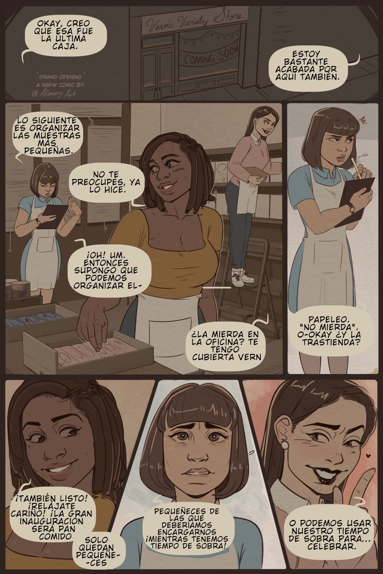 AlimonyArt - Grand Opening page 1 full