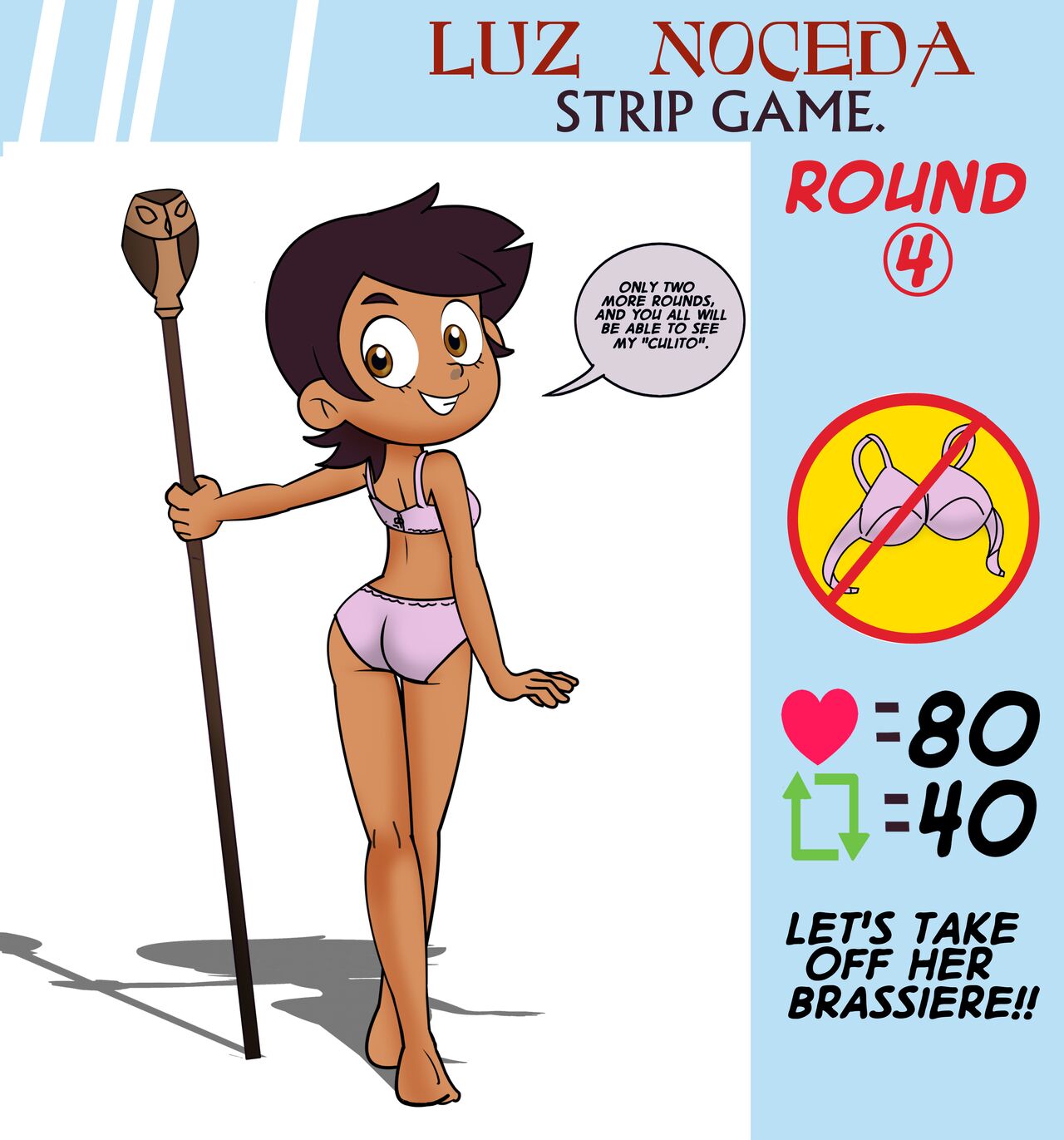 Luz Noceda Strip Game page 4 full