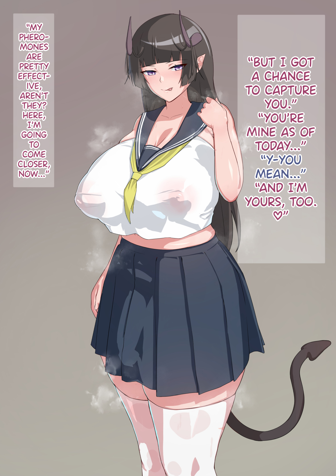 Deka Shinchou Osananajimi JK Futanari Succubus ni Mesu Kairaku de Shihai sareru... page 7 full