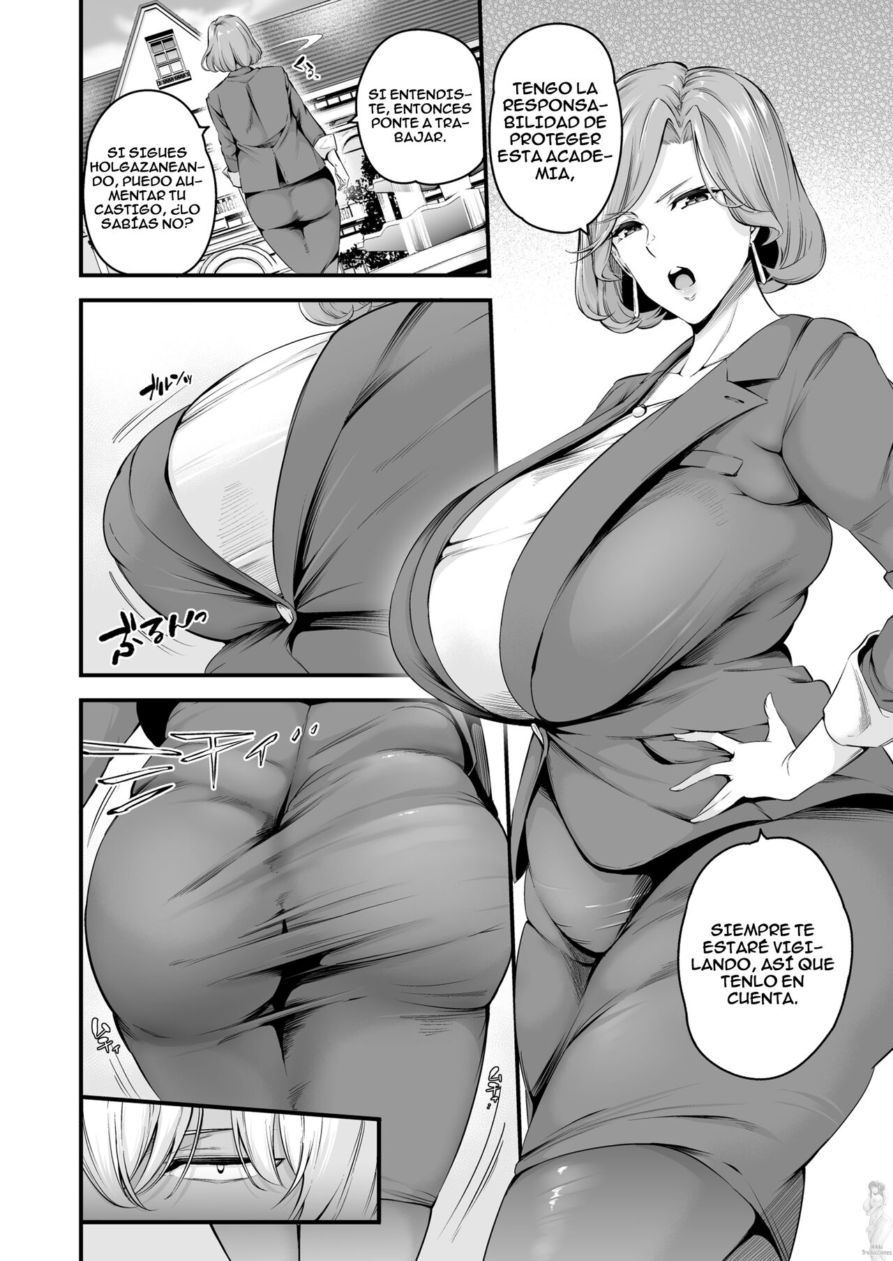 Shiramine Gakuen no Mesubuta Rijichou Zenpen | La Directora de la Academia Shiramine es una Zorra Parte 1 page 5 full