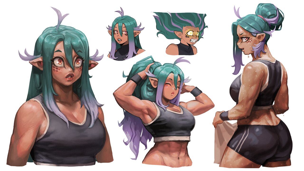 Ishi Hebiko / Gorgon OCs page 1 full