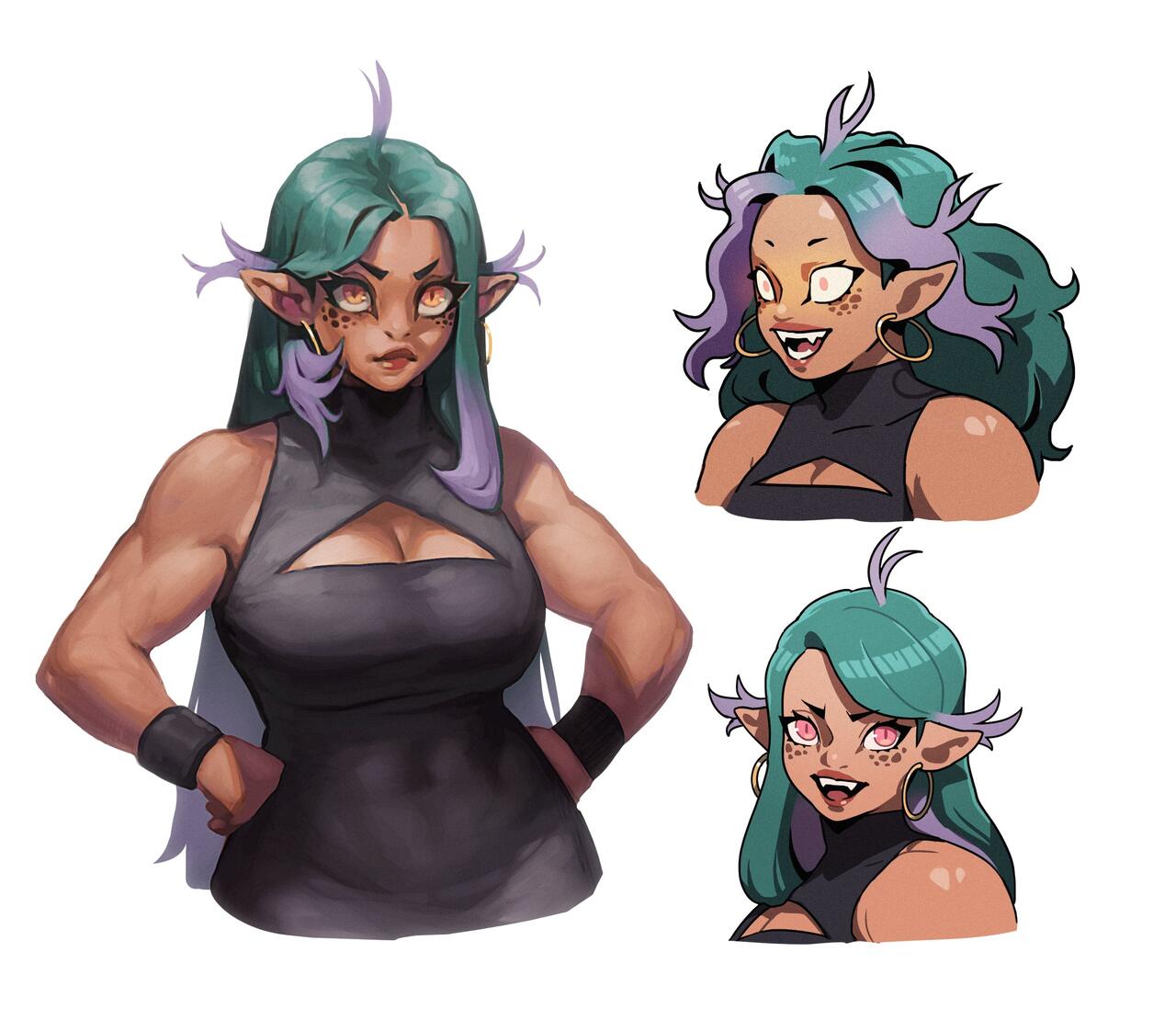 Ishi Hebiko / Gorgon OCs page 2 full