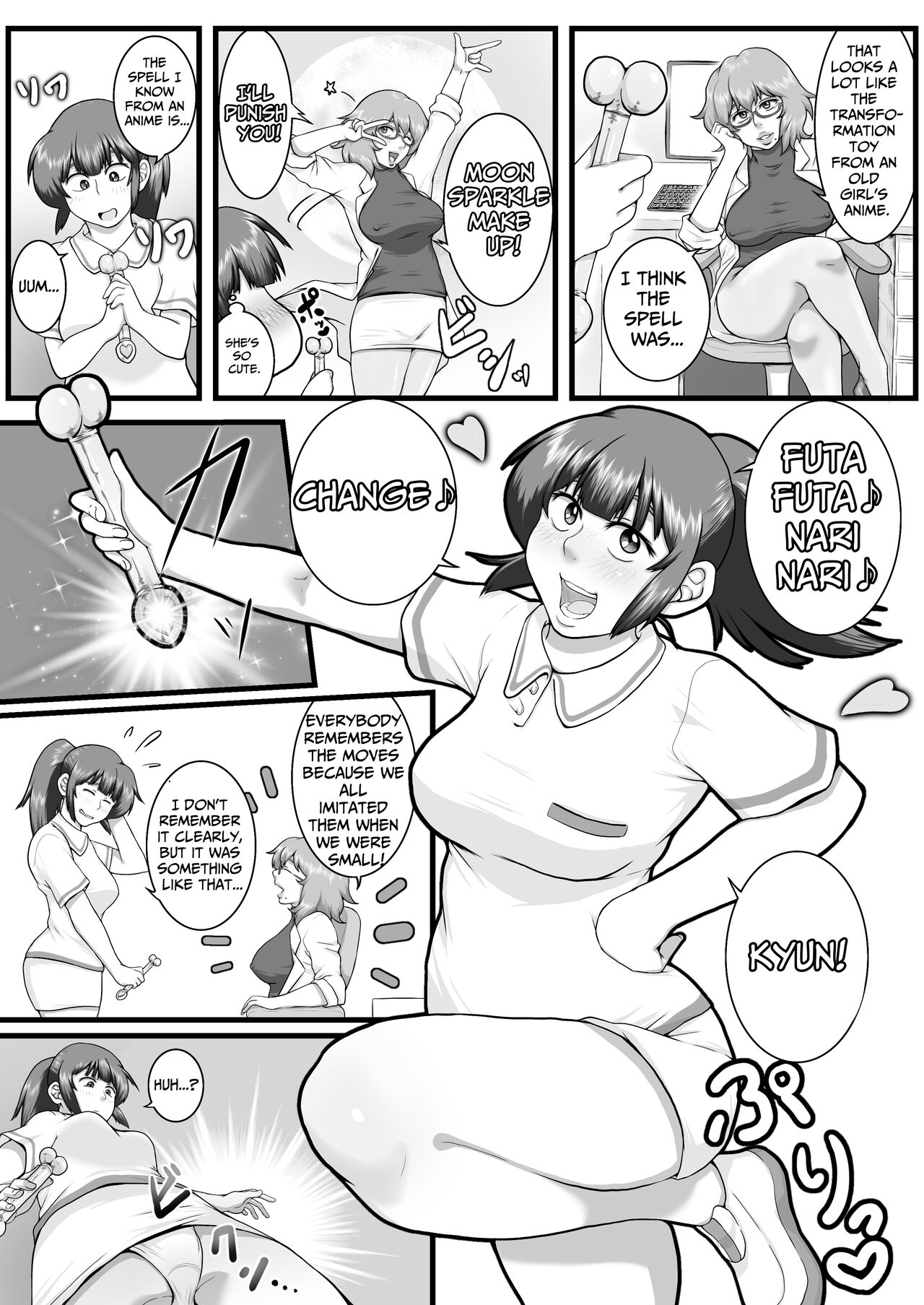 Sora kara  Futtekita   Henshin  Item de  Futanarini Natchatta Hanashi | Became A Futanari Dick Chick From Some Item That Fell From The Sky page 4 full