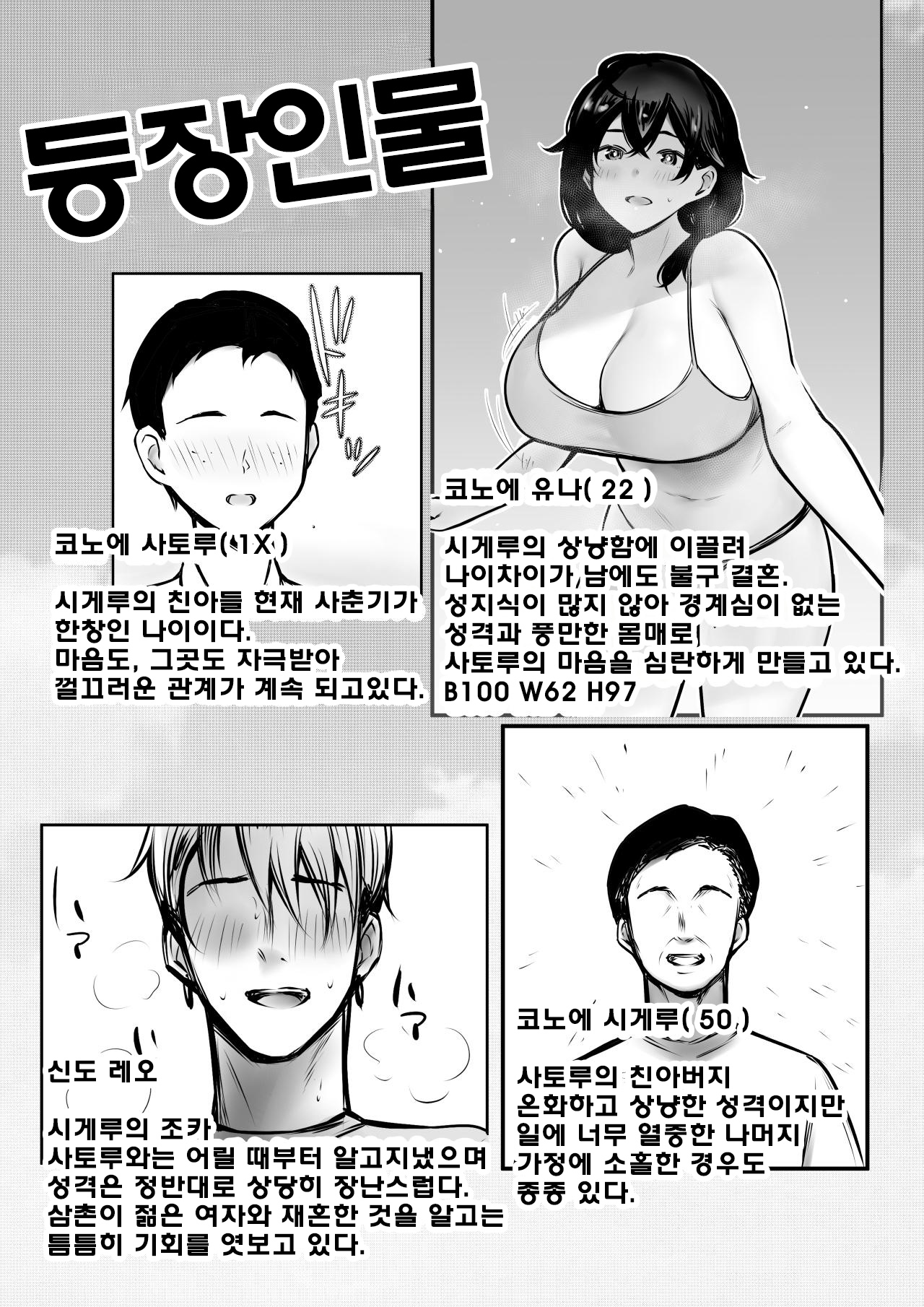 Boku ga Saki ni Suki datta Gibo ga Yarichin no Charao-tachi ni Tanetsuke Sareru Natu 3 | 내가 먼저 좋아했던 새엄마가 야리친 양아치들에게 교배당하는 여름3 page 2 full