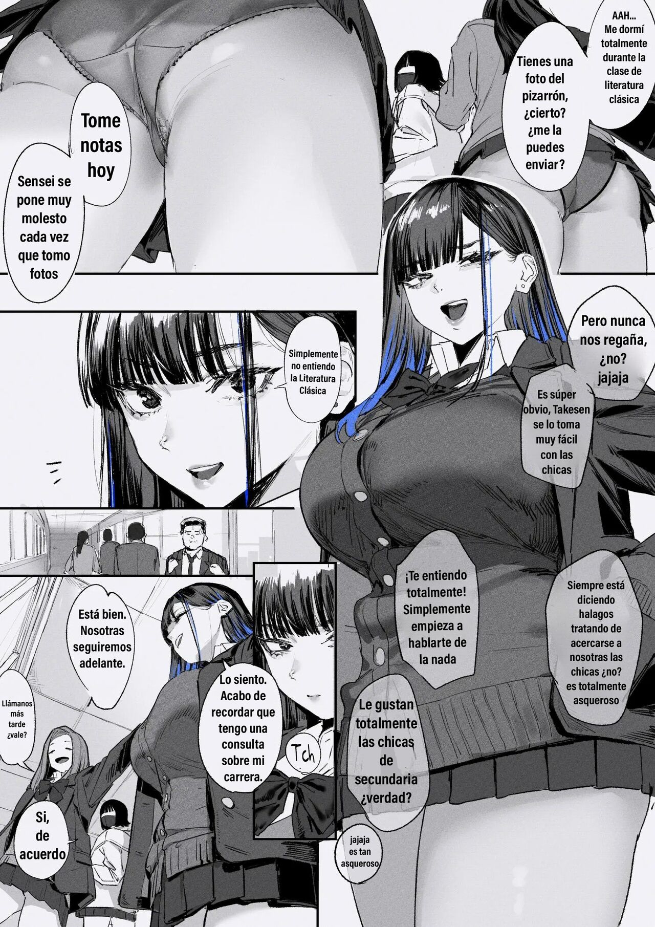 JK ni Ganmen Kijoui Shite Morau Hanashi  | Una historia sobre tener una JK sentada en su cara page 1 full
