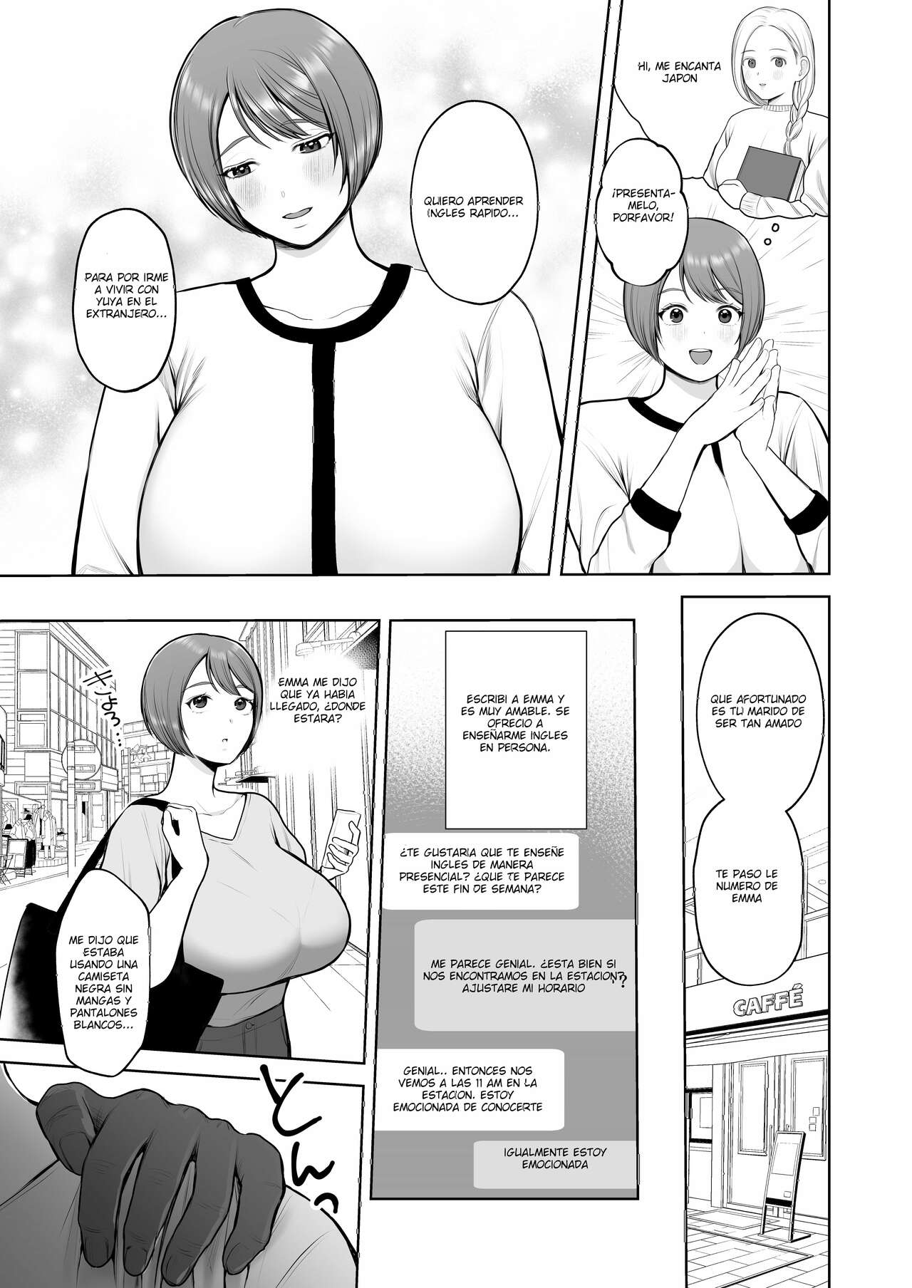 Kokujin-sama no Gokubuto Chinpo de Ochita Hitozuma | Mujer casada follada por un pene grueso de un negro page 3 full