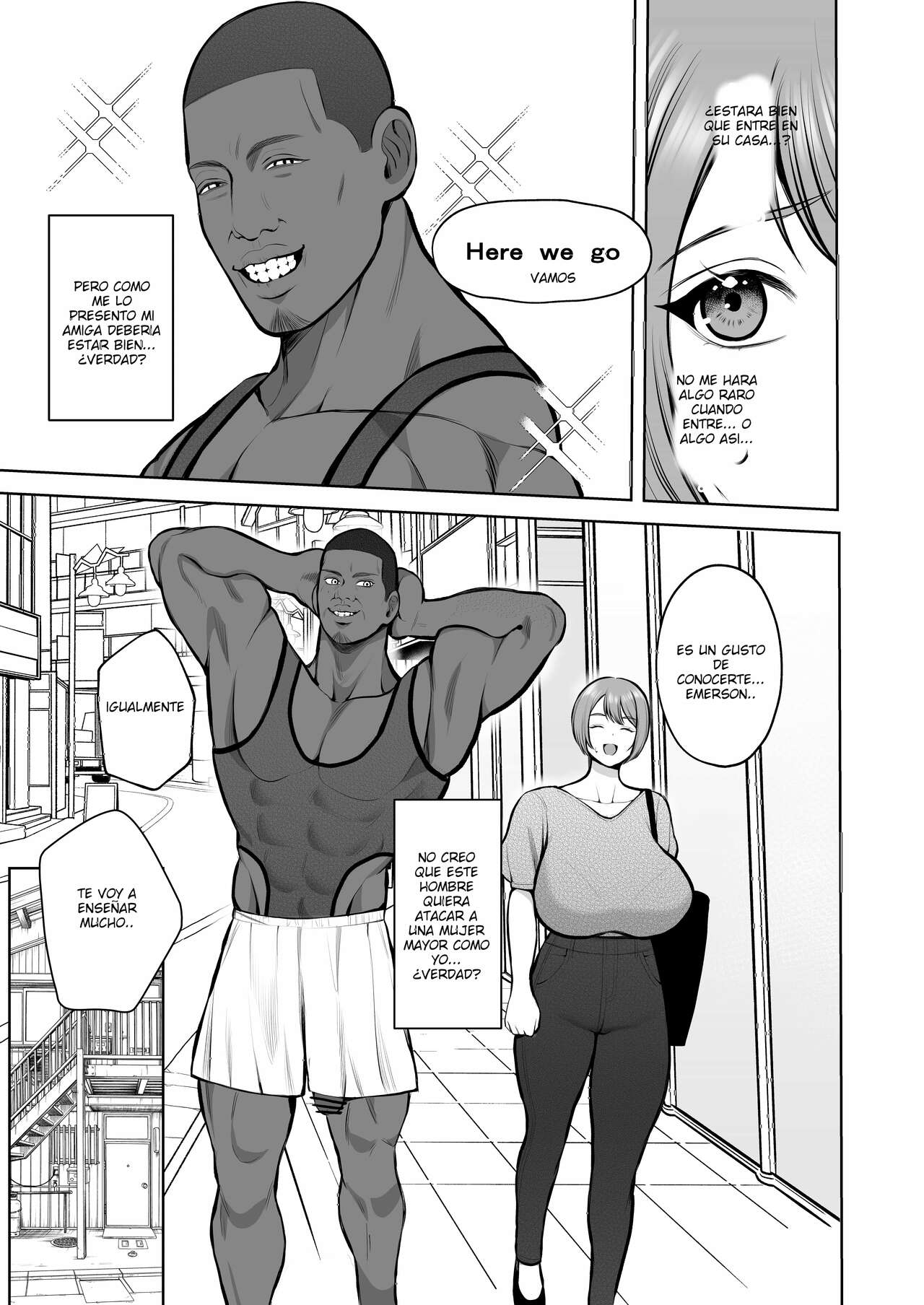 Kokujin-sama no Gokubuto Chinpo de Ochita Hitozuma | Mujer casada follada por un pene grueso de un negro page 5 full