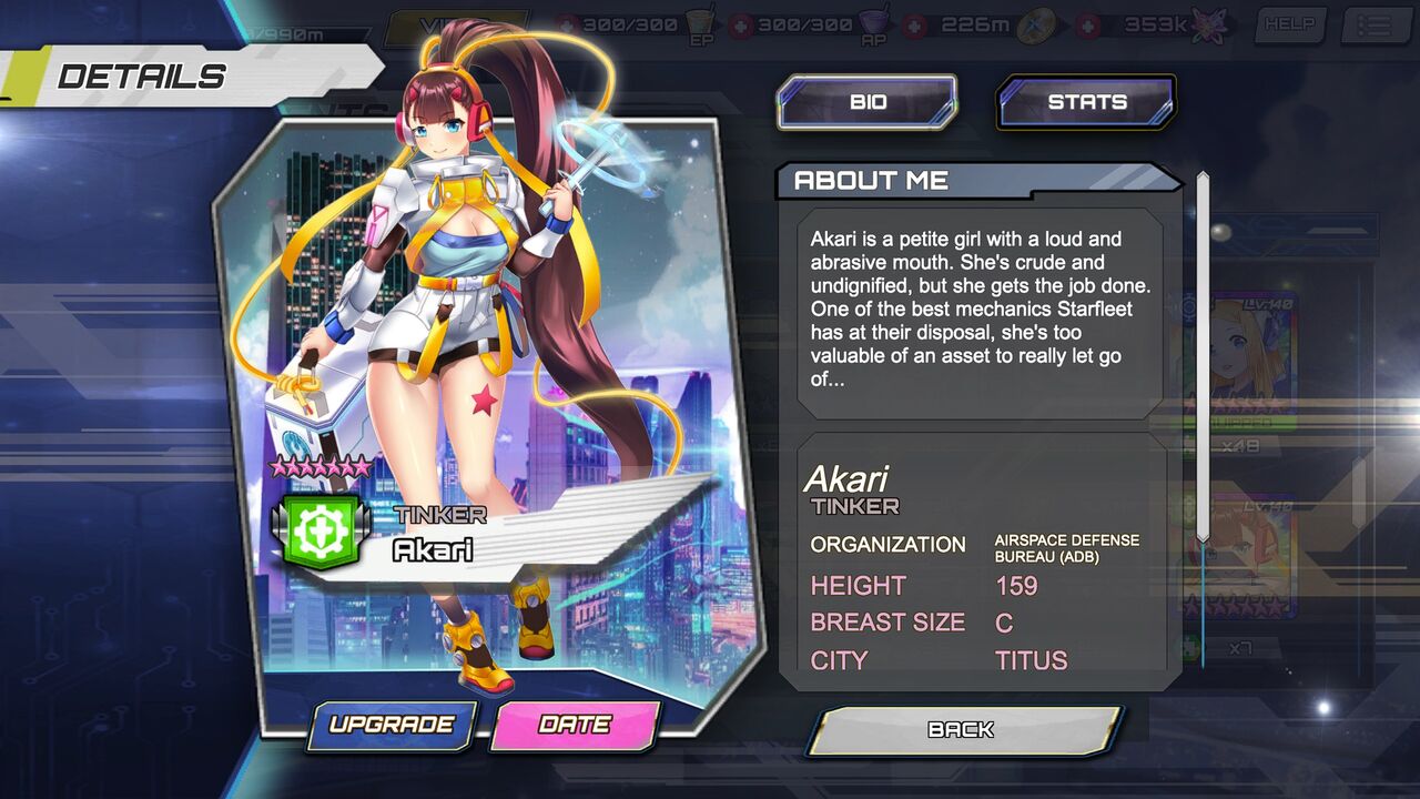 SF Girls Heroes Defense - agent info & lore page 2 full
