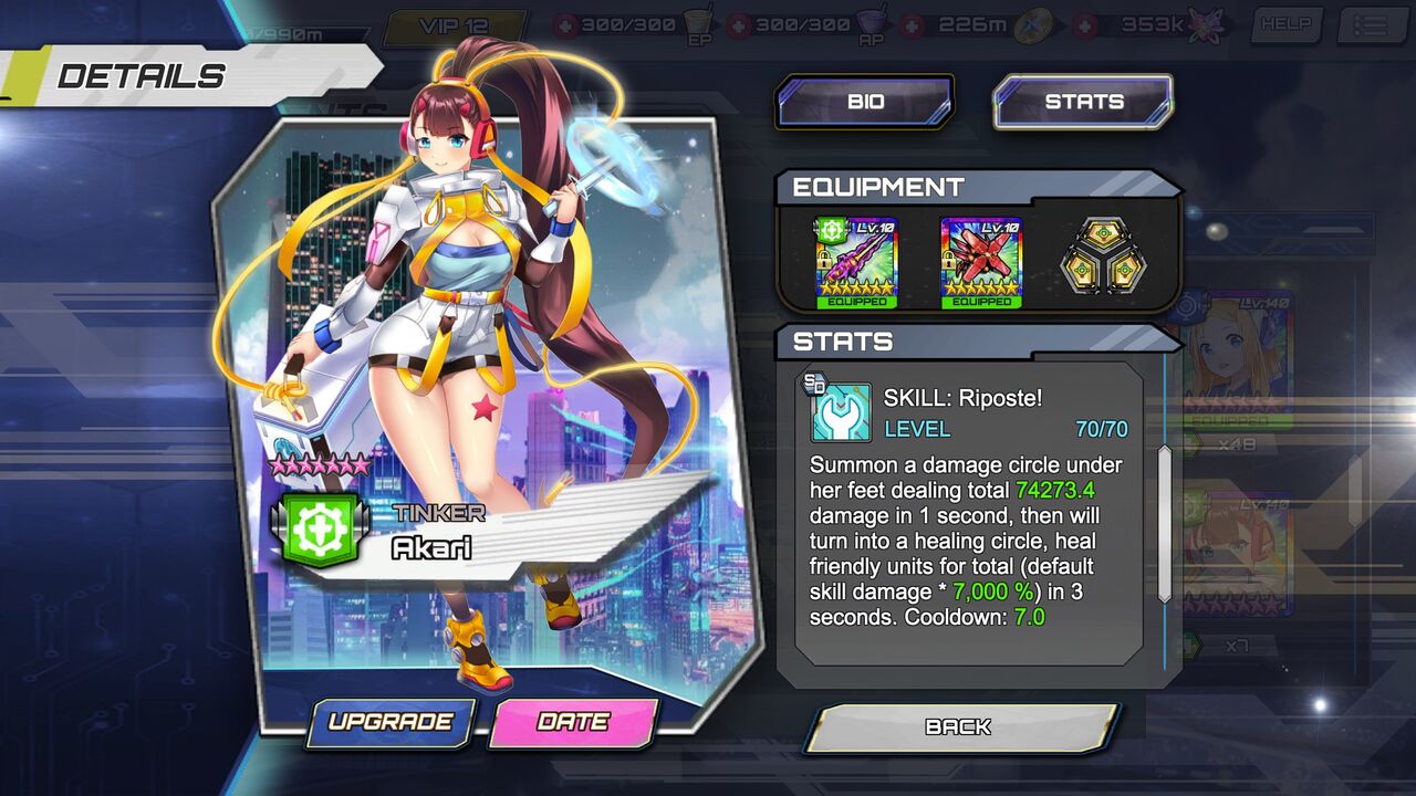 SF Girls Heroes Defense - agent info & lore page 3 full