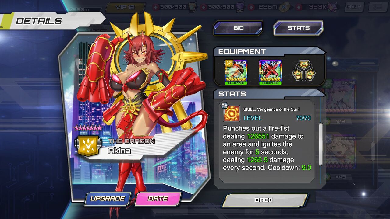SF Girls Heroes Defense - agent info & lore page 6 full