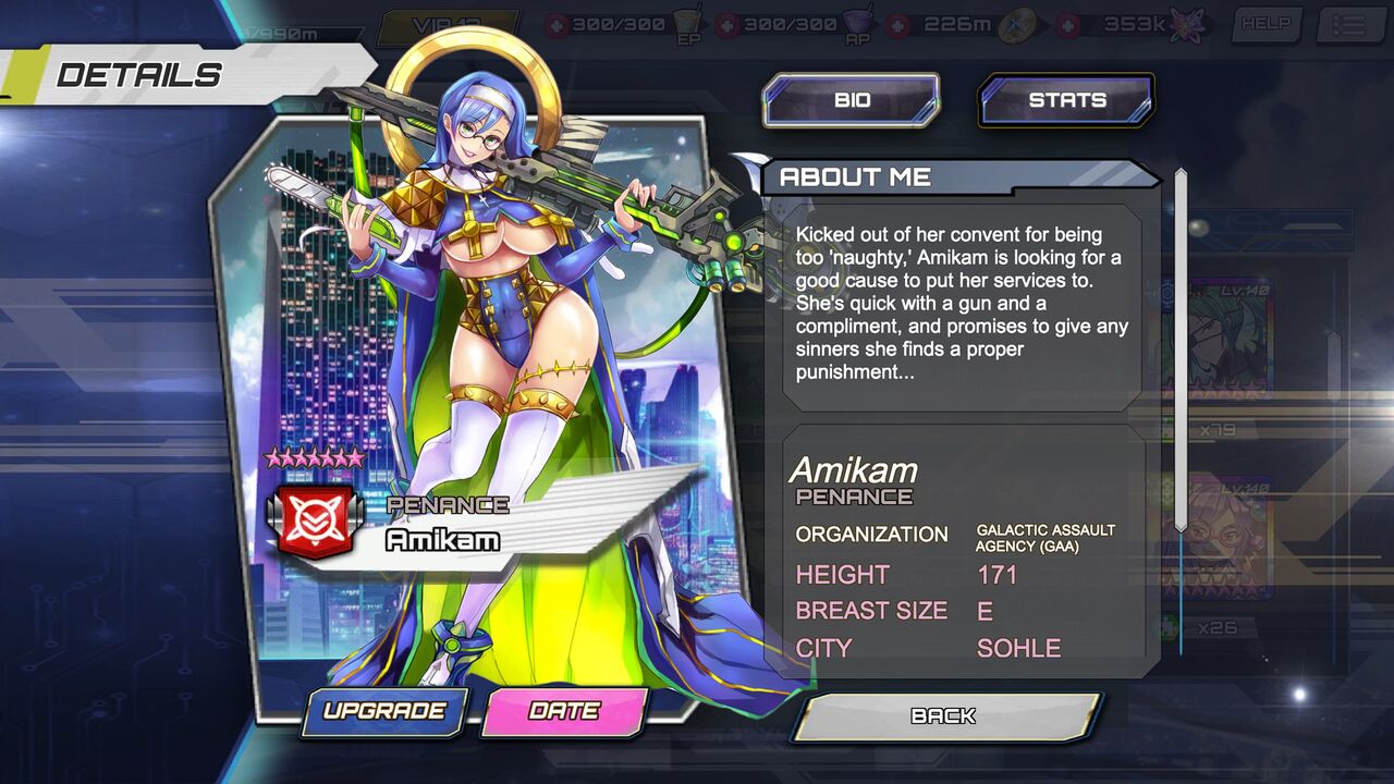 SF Girls Heroes Defense - agent info & lore page 8 full