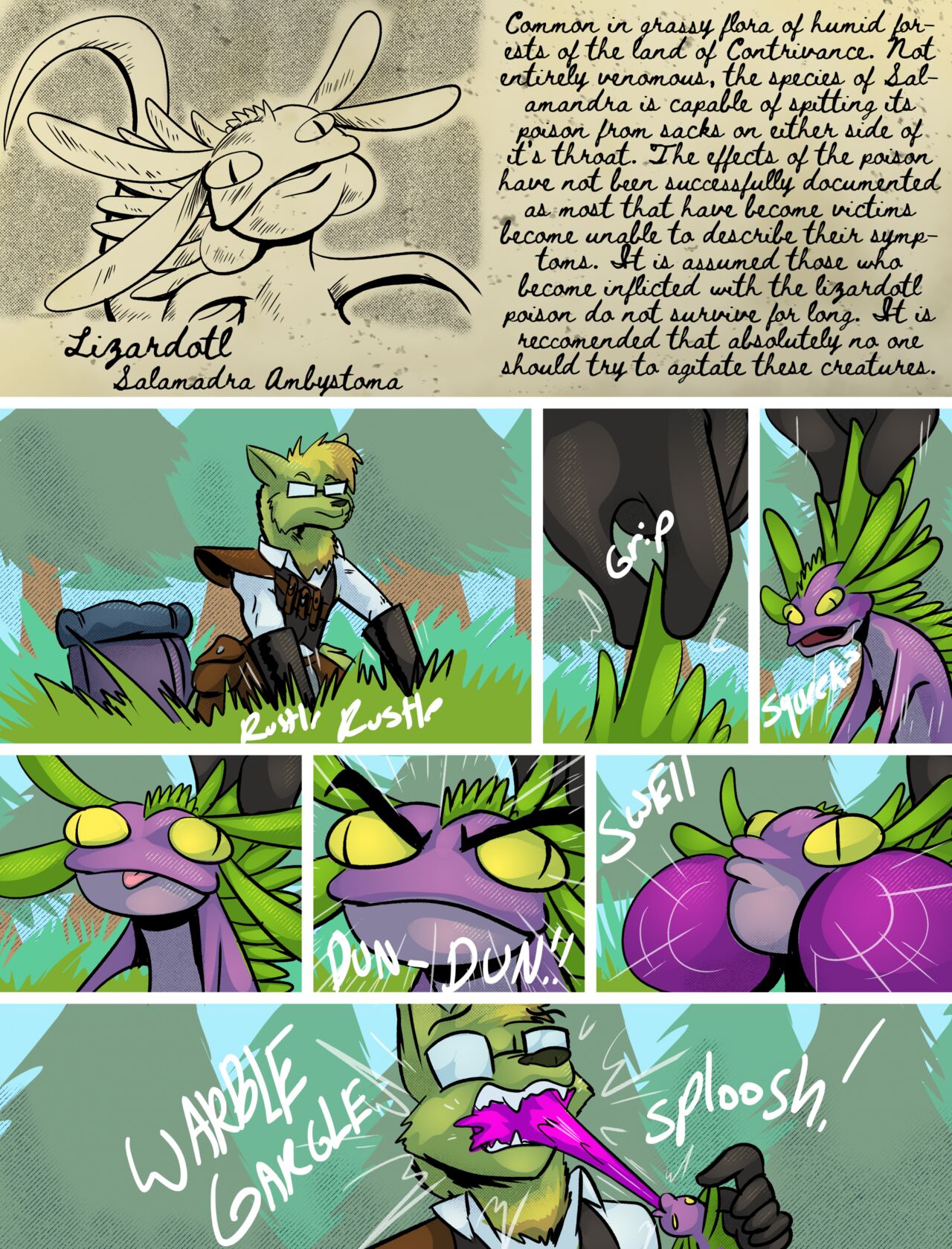 Tenkoman Comic: Down with the Sickness page 1 full