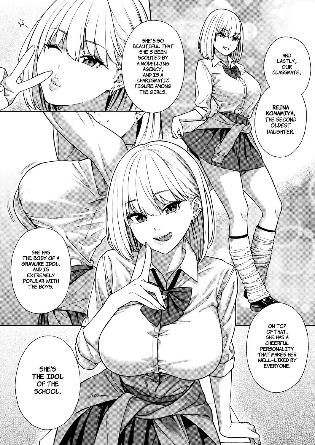 Bitch Gal Sanshimal Harem Sakusei Ch. 1 | Making a Harem of the Three Bitchy Gal Sisters - Episode 1 page 8 full