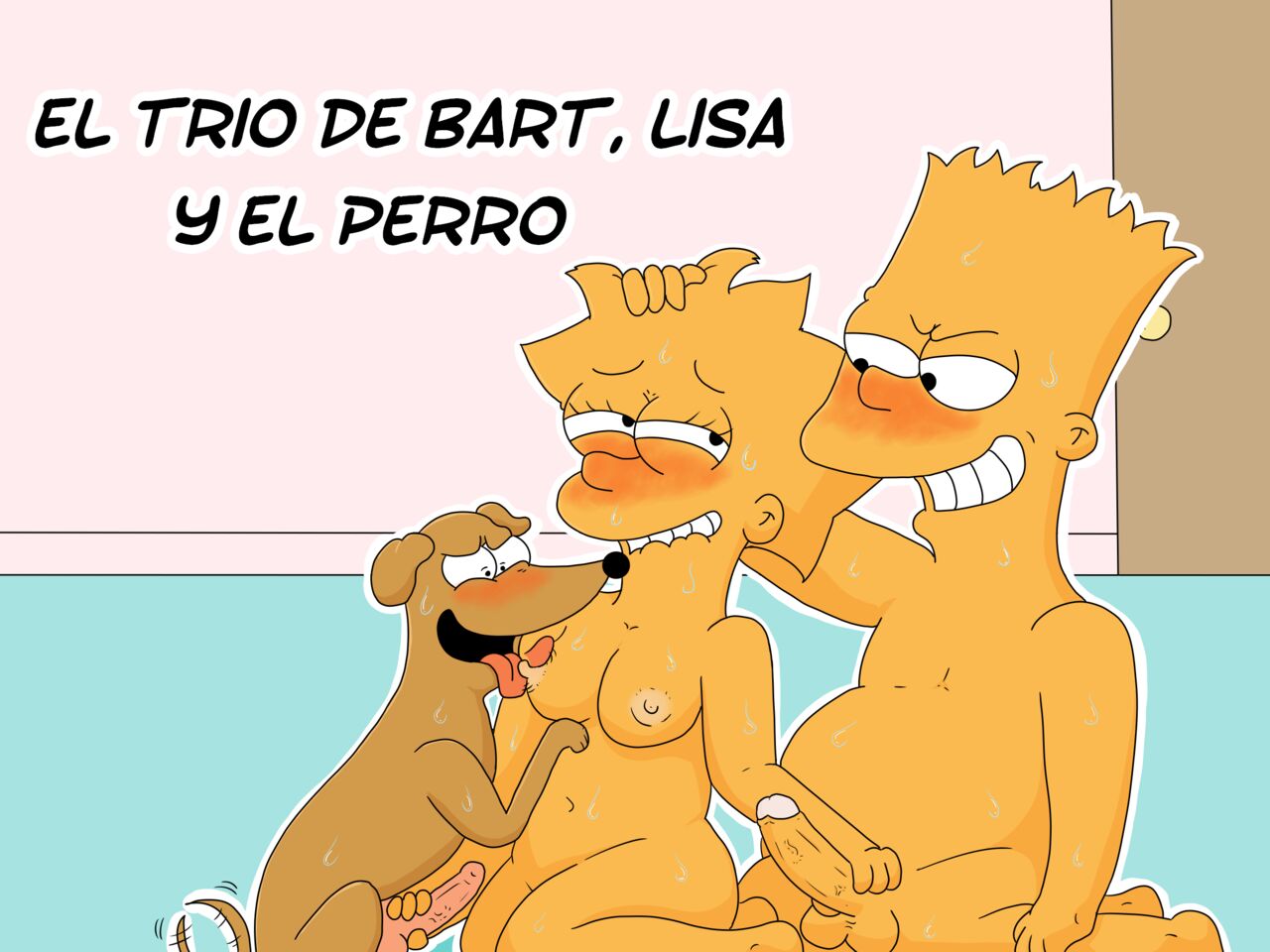 LisaMania 2024  El Video Secreto de Marge 3, El Trio de Bart, Lisa y El Perro page 1 full