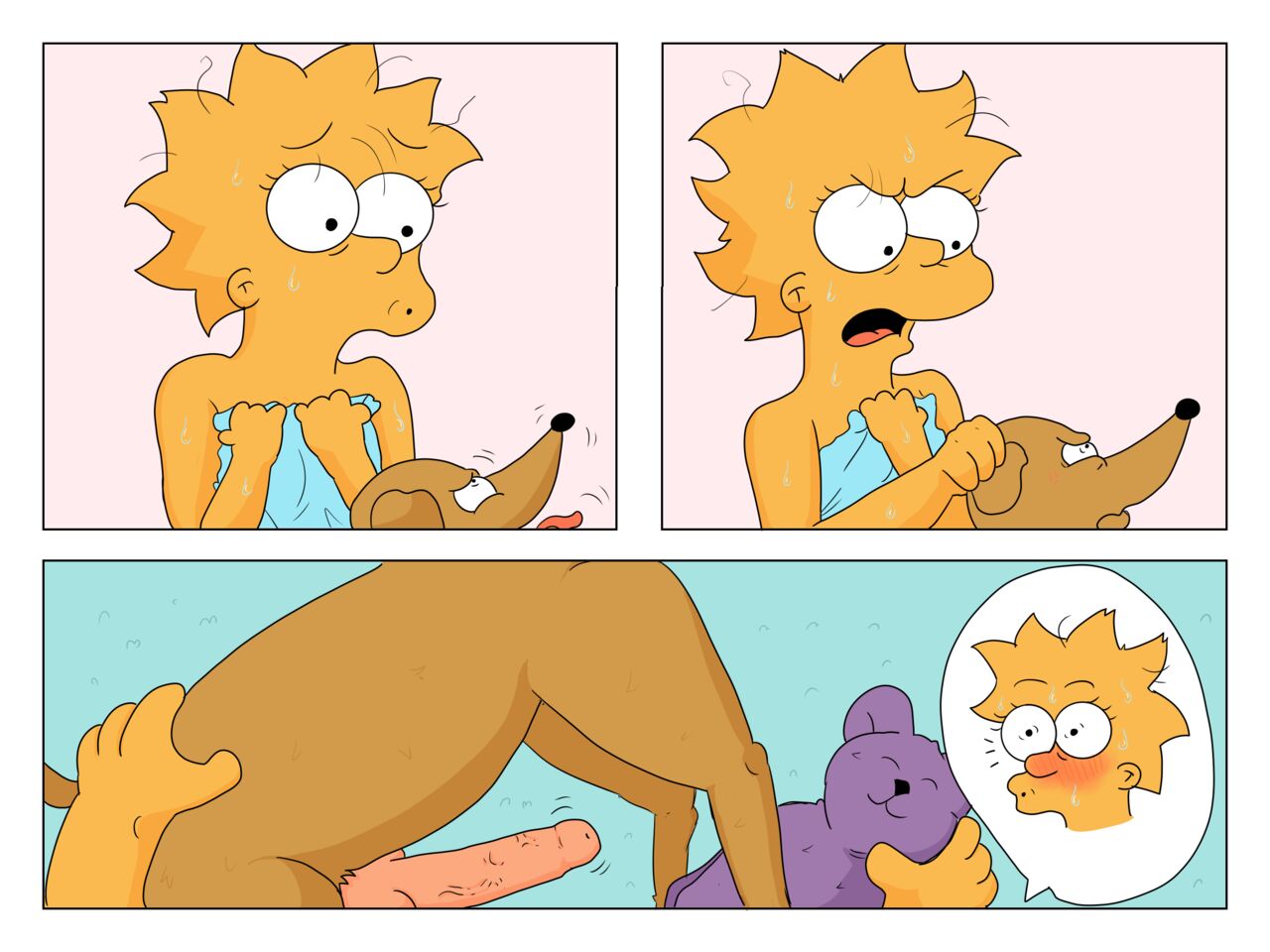LisaMania 2024  El Video Secreto de Marge 3, El Trio de Bart, Lisa y El Perro page 2 full