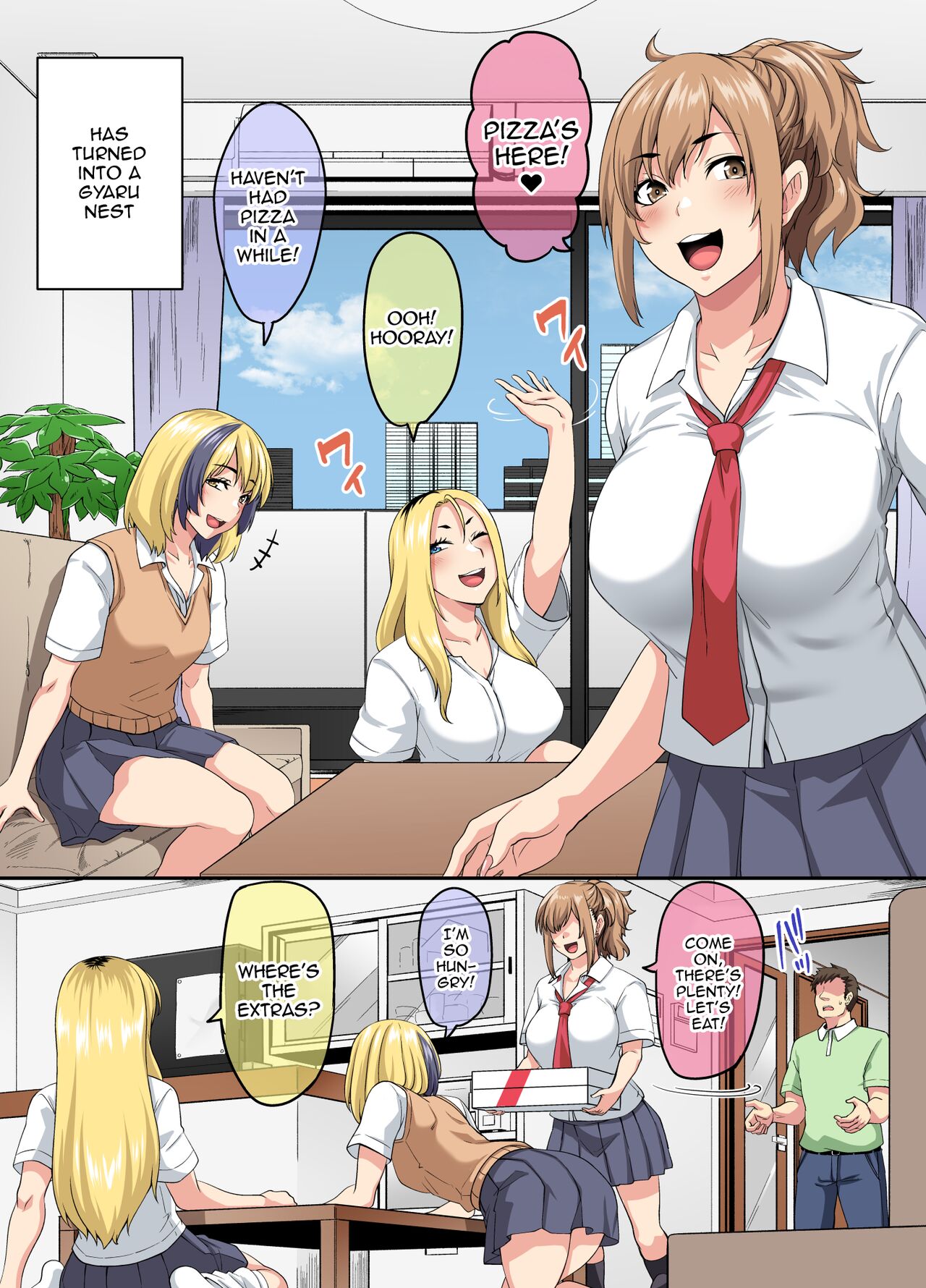Papakatsu SeFri Gal ga Tomodachi o Tsurete kita node Kuttetara Gyaku ni Kakomare Yowasare Shiboritorare Ie o Yaribeya Atsukai sareru Hanashi page 3 full