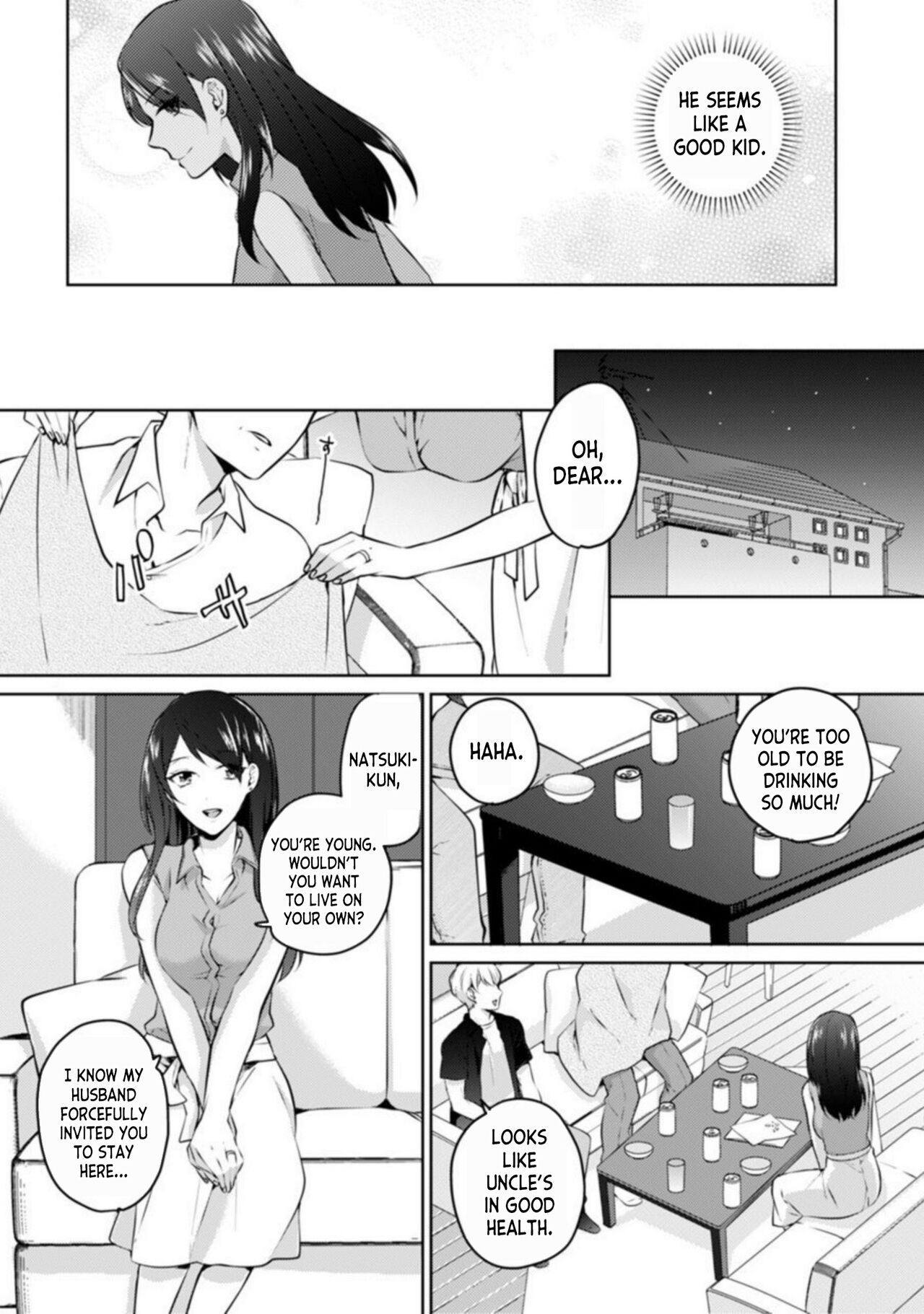 Oi Ni Netorare Deisui Ecchi "Irerareta dake de… Oku made Iccha...u!" 1 | Drunken NTR Sex with my Nephew "I came deep inside when he put it inside me..." Ch. 1 page 5 full
