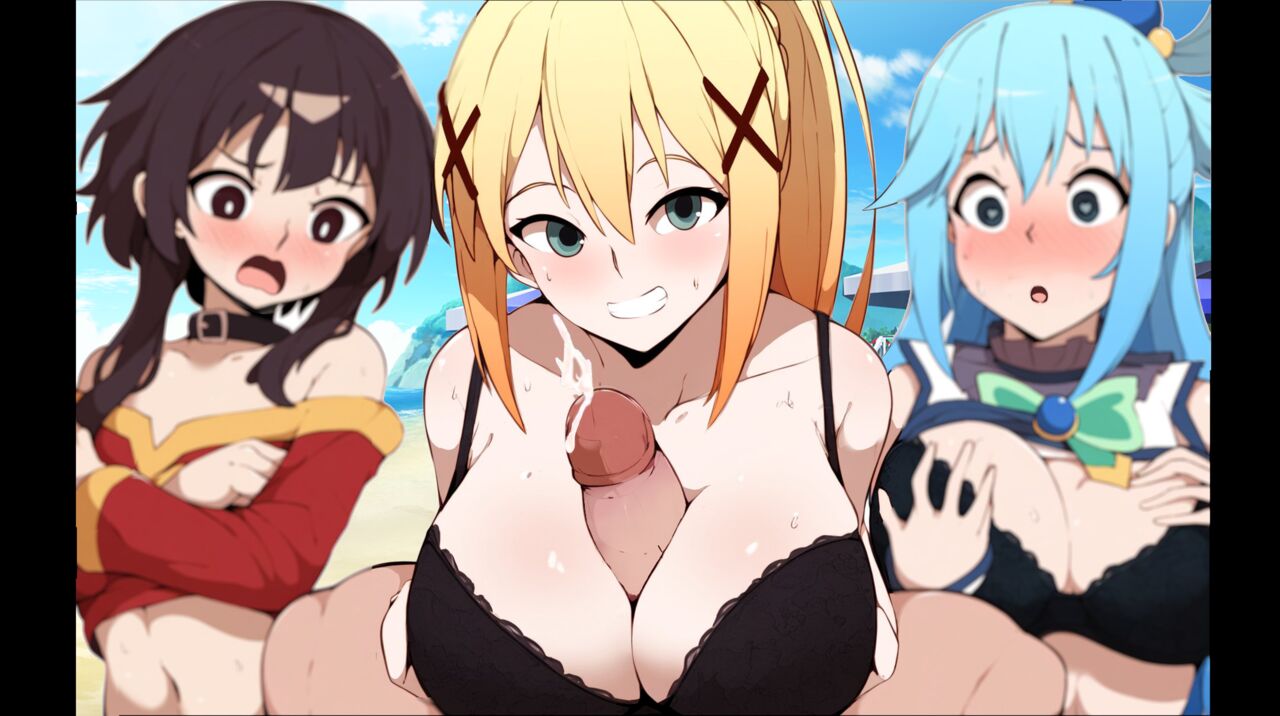 Vacaciones en la playa con Aqua, Megumin y Darkness page 4 full