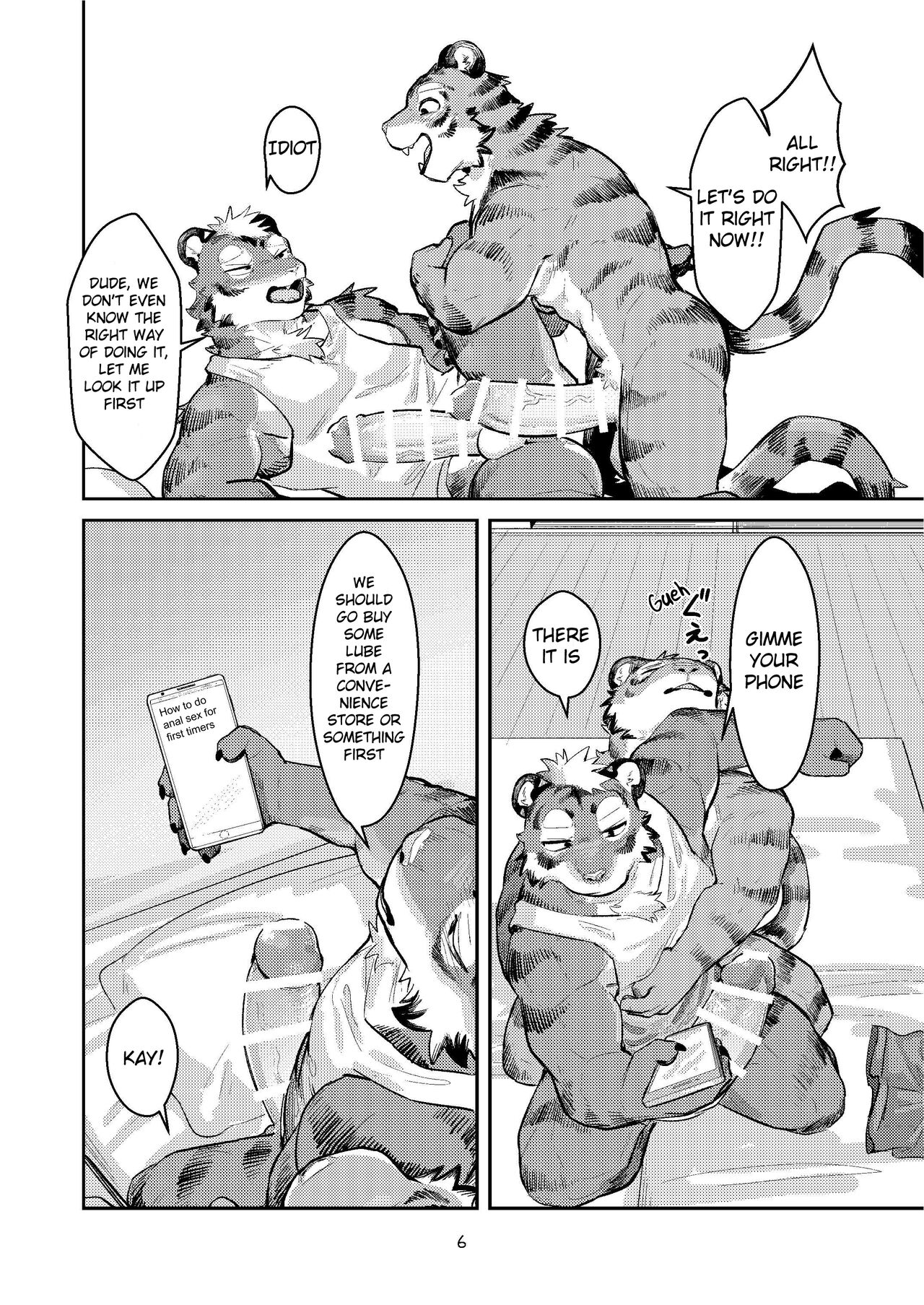 First time in the Tiger's 'Den' page 5 full