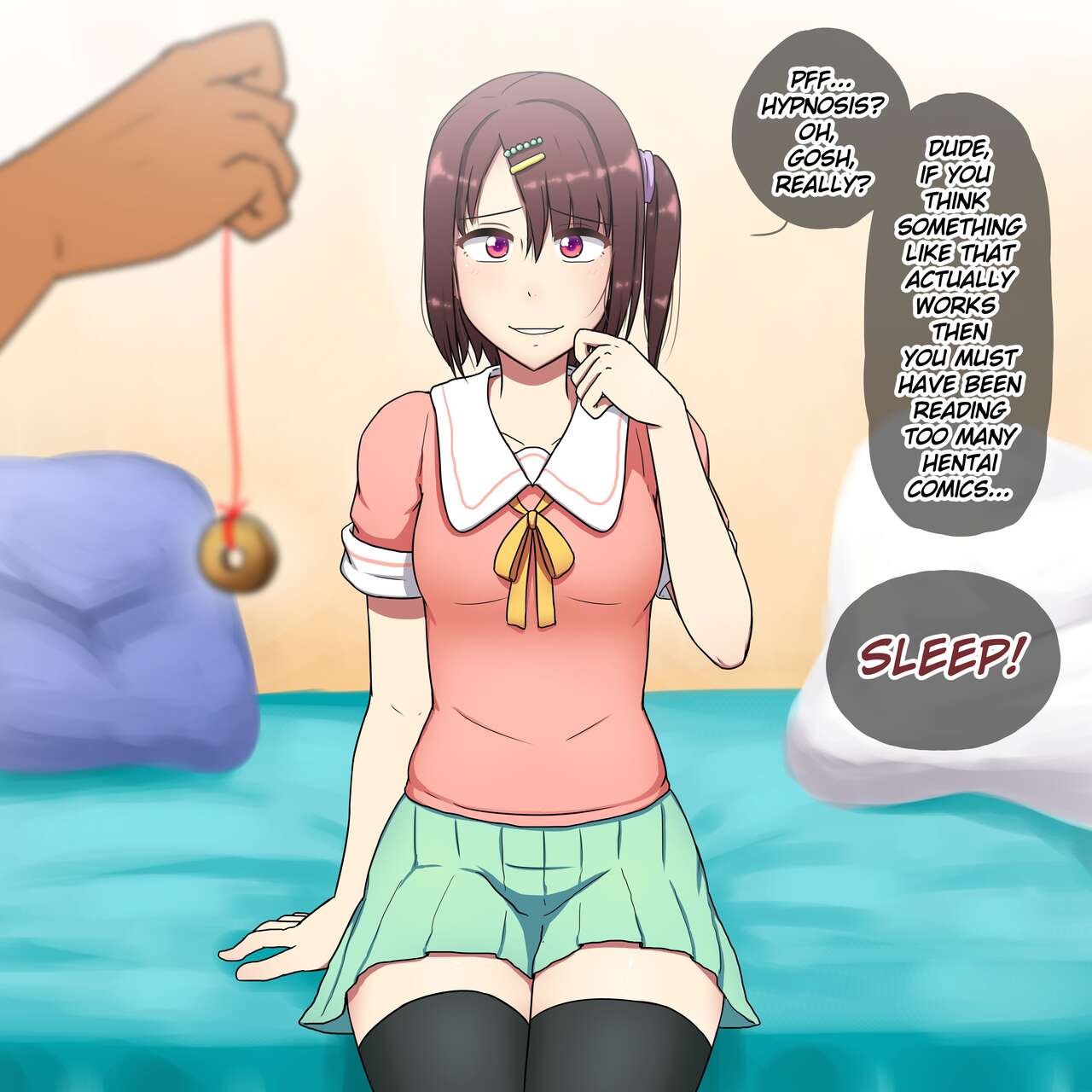 Best friend converted into slutty girlfriend through hypnosis! page 1 full