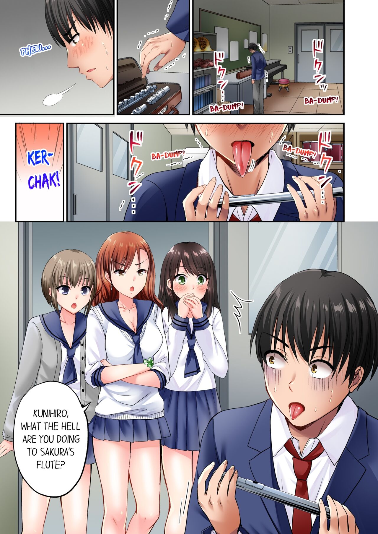 Pashiri no Shita Teku, Yabaitte... ~ Ebi Sori Iki Suru Namaiki Gyaru 1 | Bullied Boy's Tongue Revenge 1 page 2 full