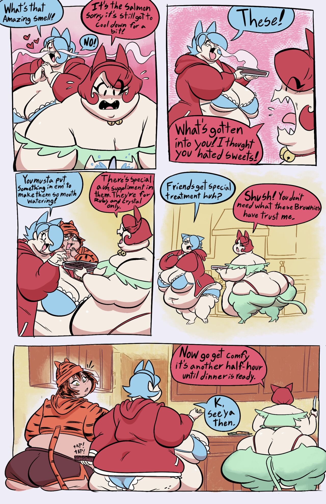 Mitten Twins Big Dinner page 1 full