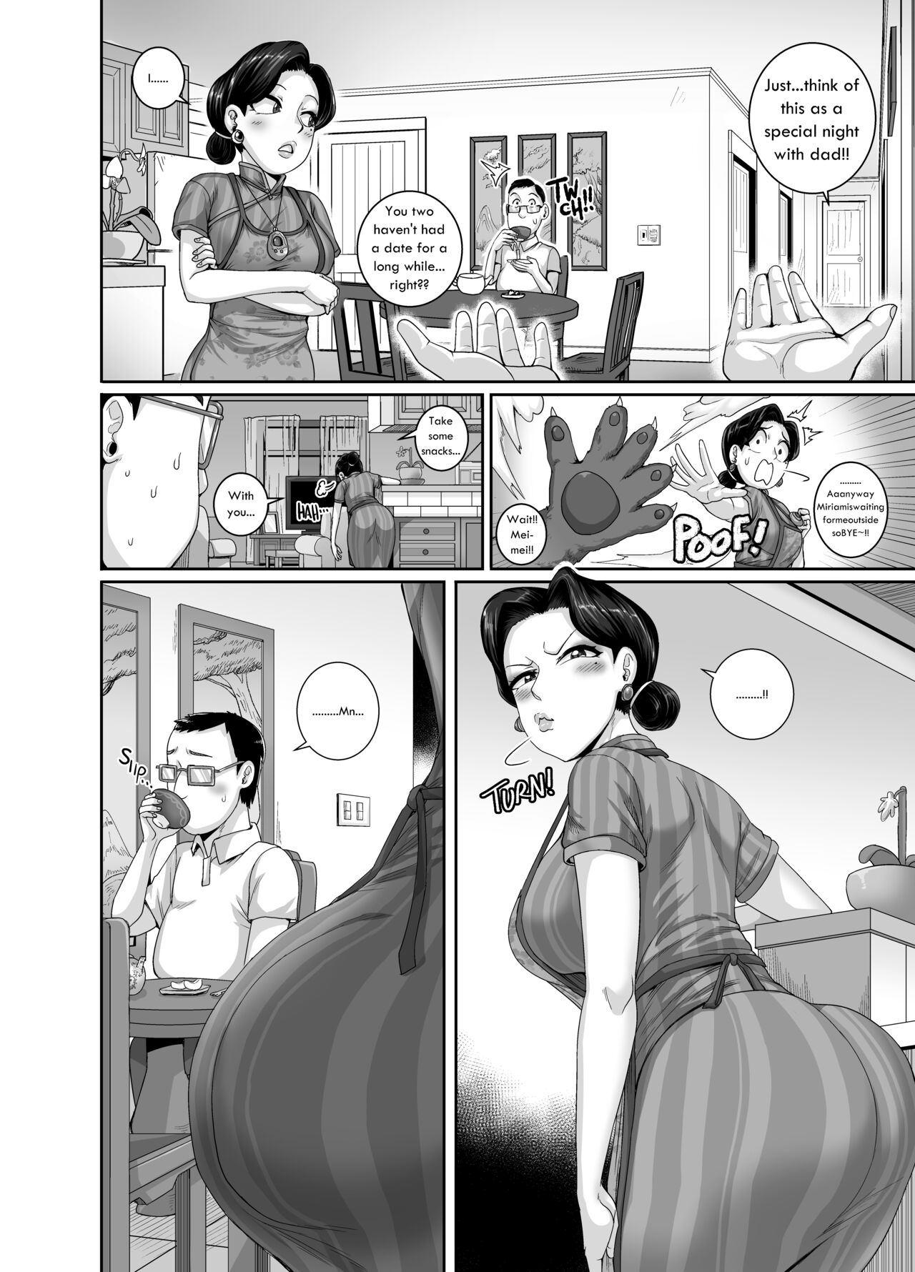 Tsuma wa Tokidoki Ecchi Panda | Mating with Red page 3 full