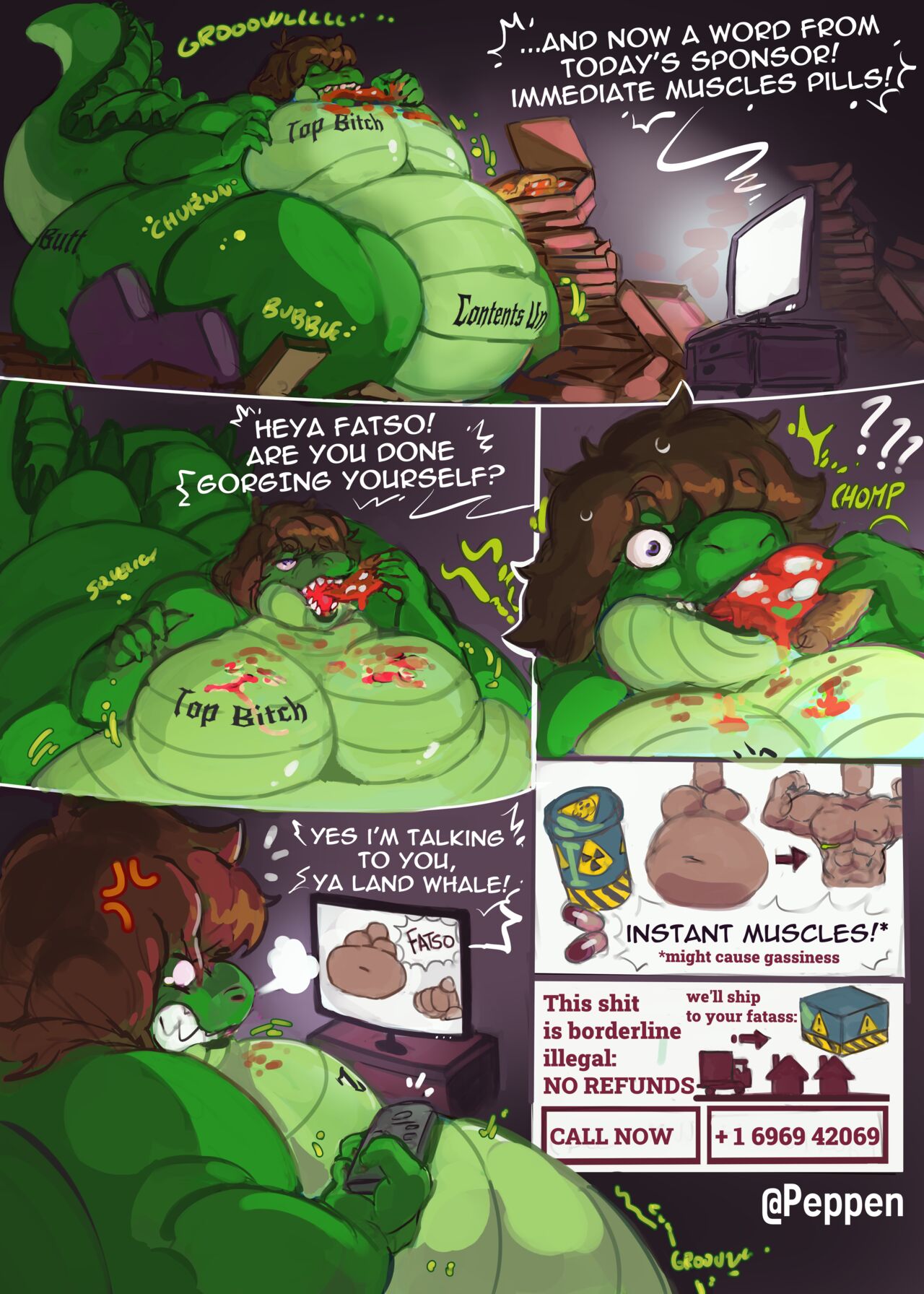 Shiniqua's Unusual Fitness Training and Diet page 1 full