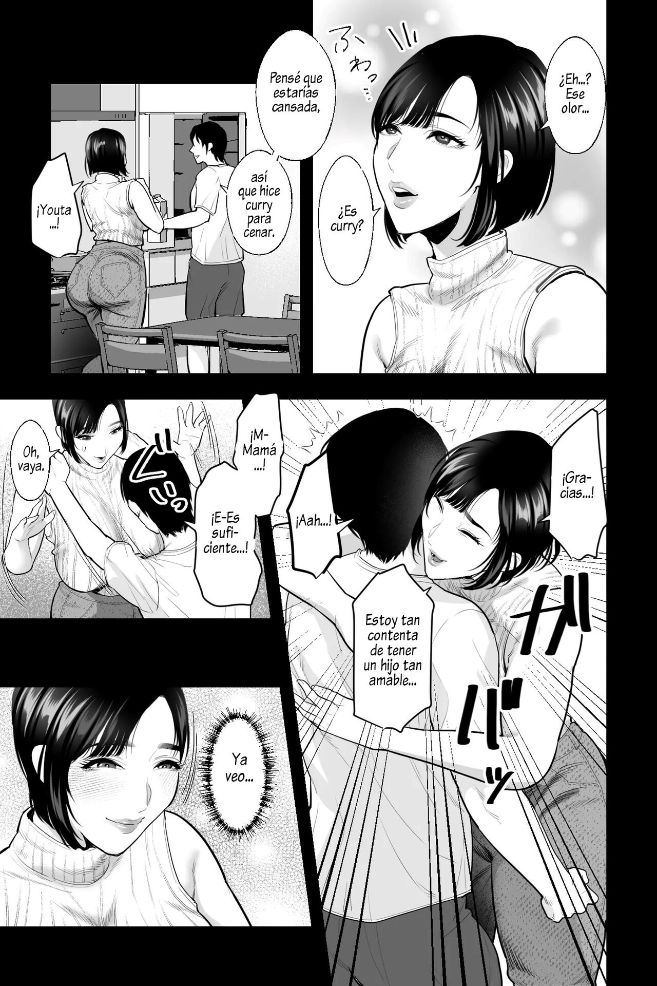 Haha no Naedoko ~Kyonyuu no Haha ni Saimin Kakete, Ninchi Kaihen x Noukou Nakadashi Sex~ page 4 full