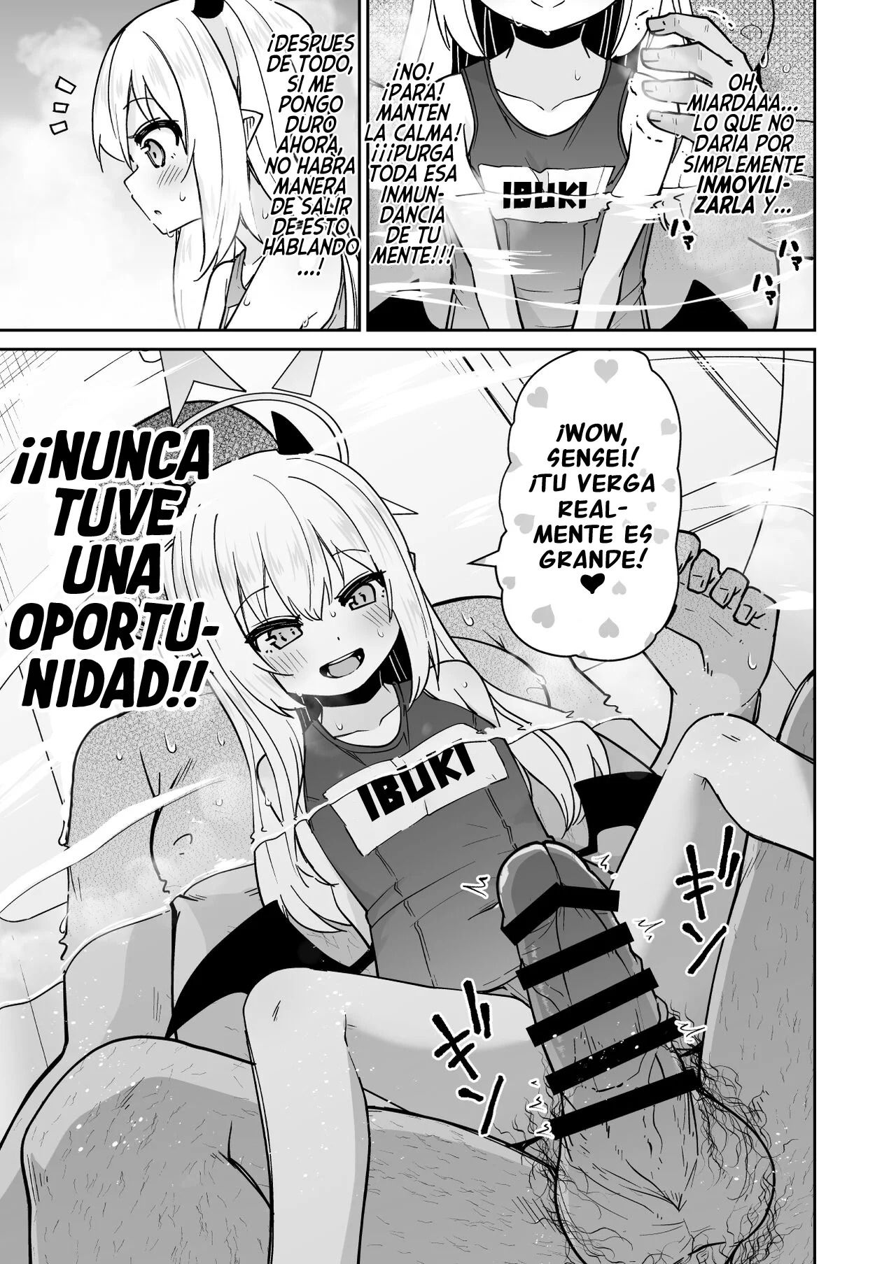 Sensee Ibuki to Wanwan Gokko Shiyo？| ¡Sensei! ¿Quieres Jugar a ser Perritos con Ibuki？ page 7 full