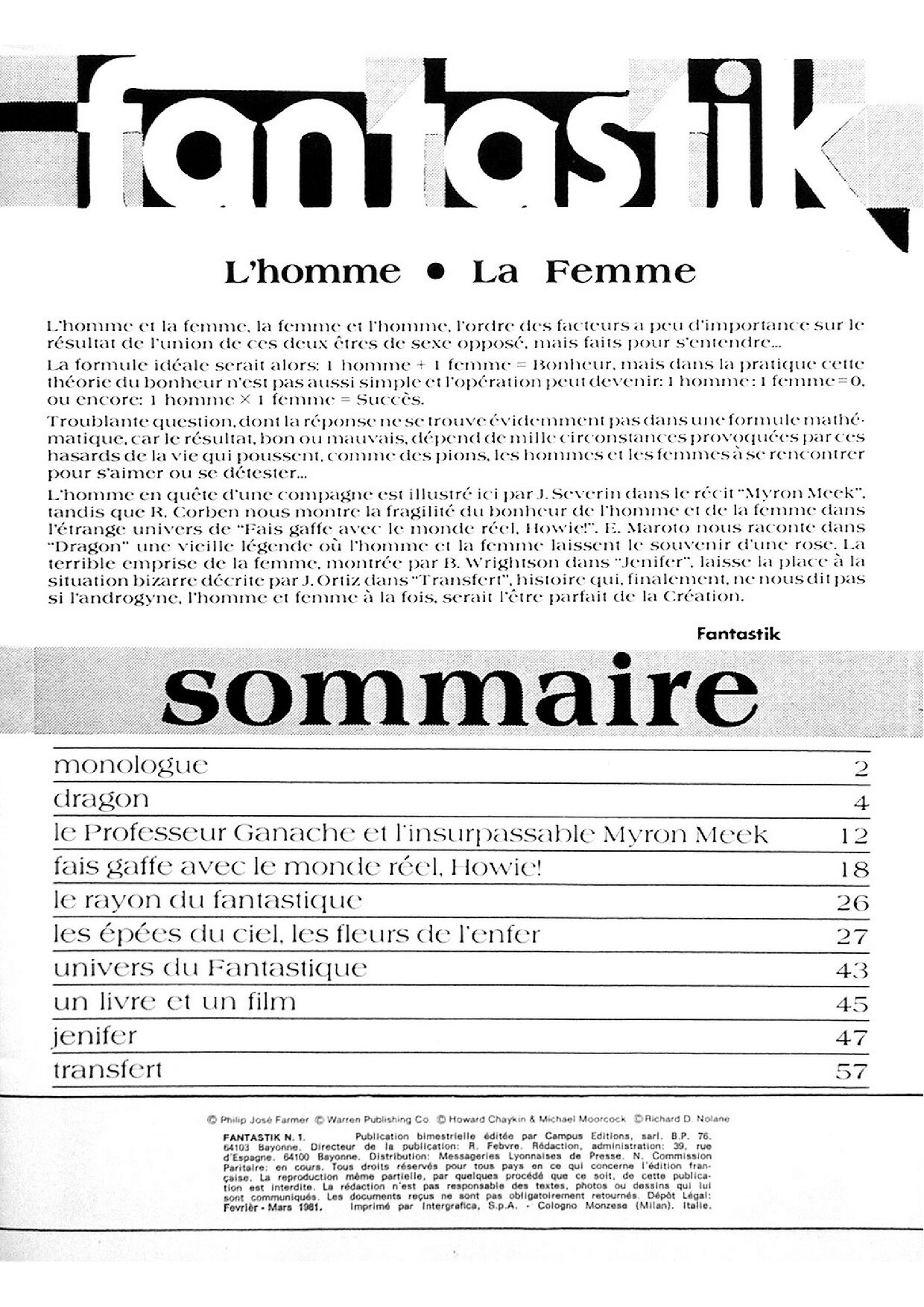 Fantastik #1 page 3 full