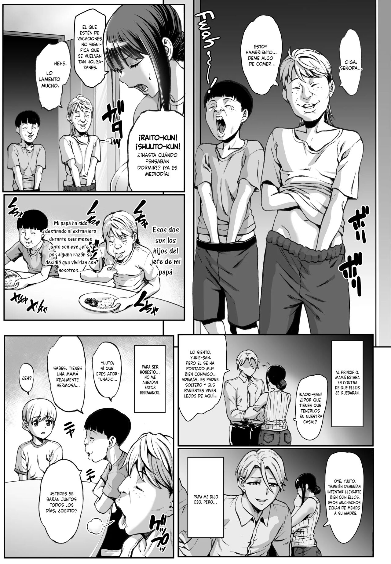 Omae no Kaa-chan Ikutoki no Kao Sugee Busu da zo w + Omake| La Cara de tu Madre cuando se viene es jodidamente Horrible + Omake page 4 full