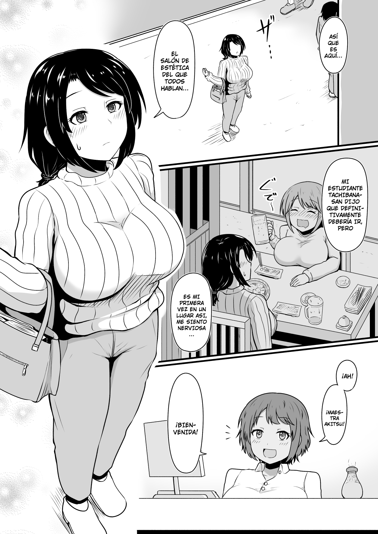 Ecchi na Esthe Salon ni Youkoso Sono 2 | Bienvenido al Salón de Belleza Lascivo 2 page 2 full