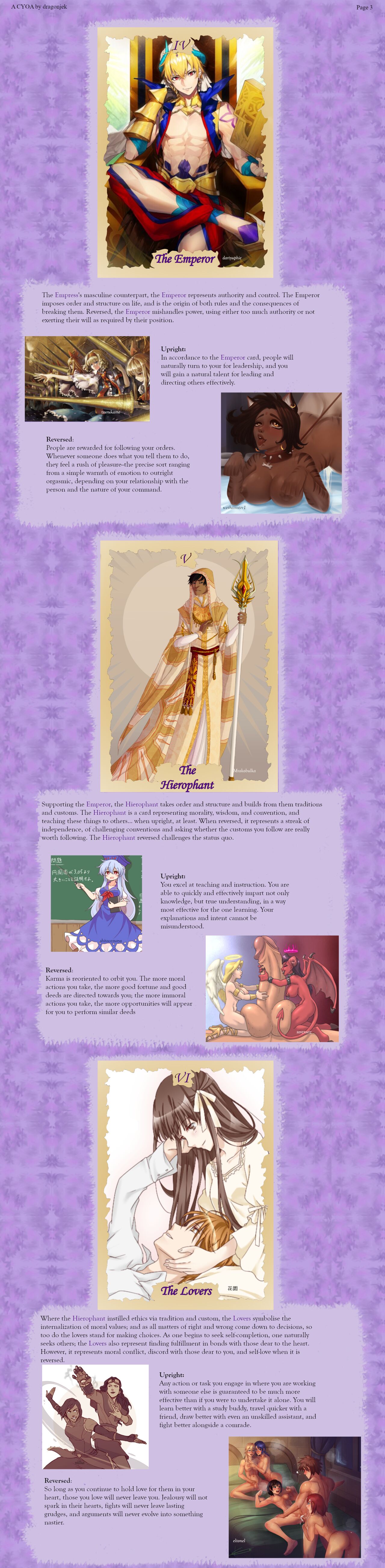 Mystical Tarot CYOA V2 page 3 full