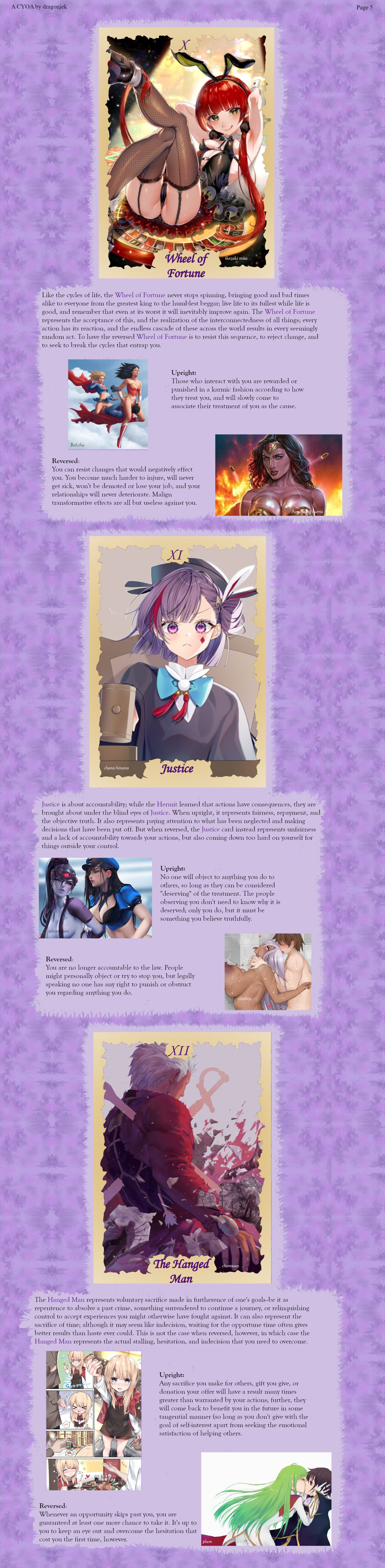 Mystical Tarot CYOA V2 page 5 full