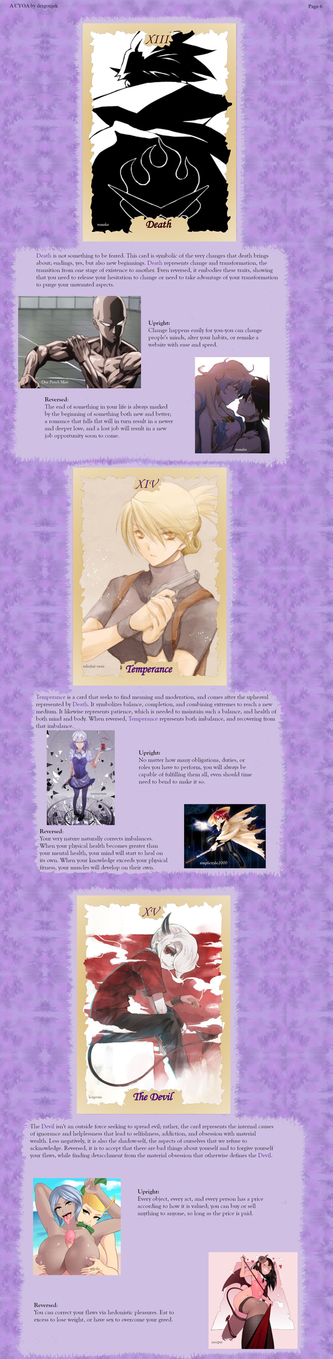 Mystical Tarot CYOA V2 page 6 full