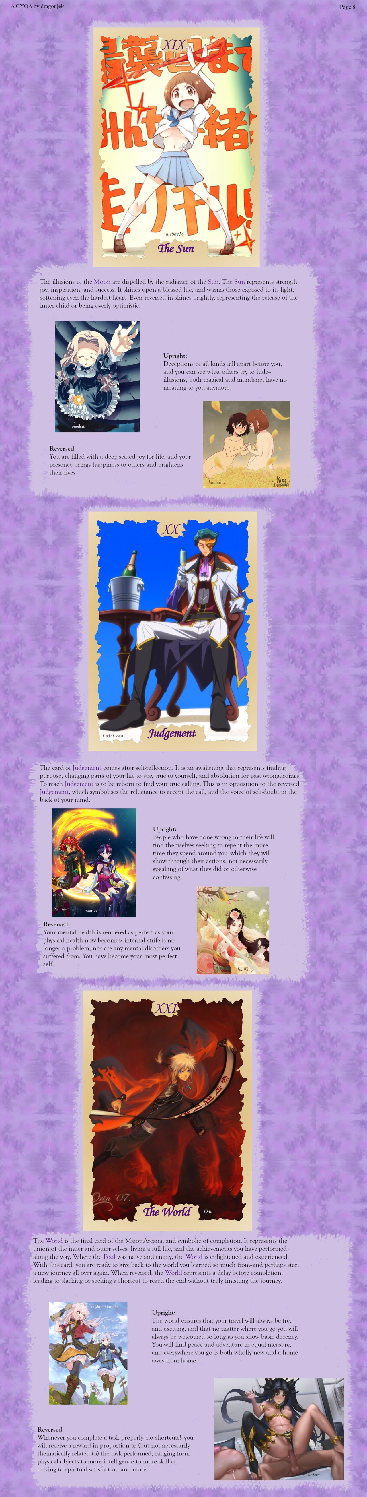 Mystical Tarot CYOA V2 page 8 full