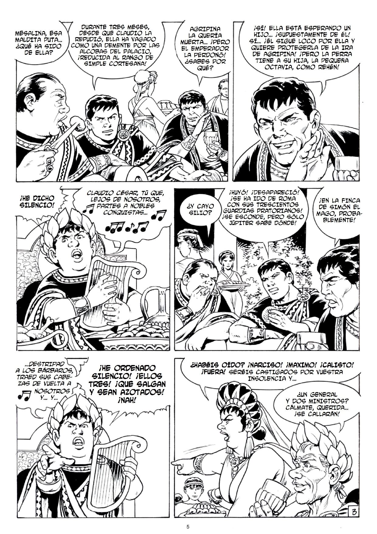 Mesalina - Acto V: Los Palacios del Tormento page 5 full